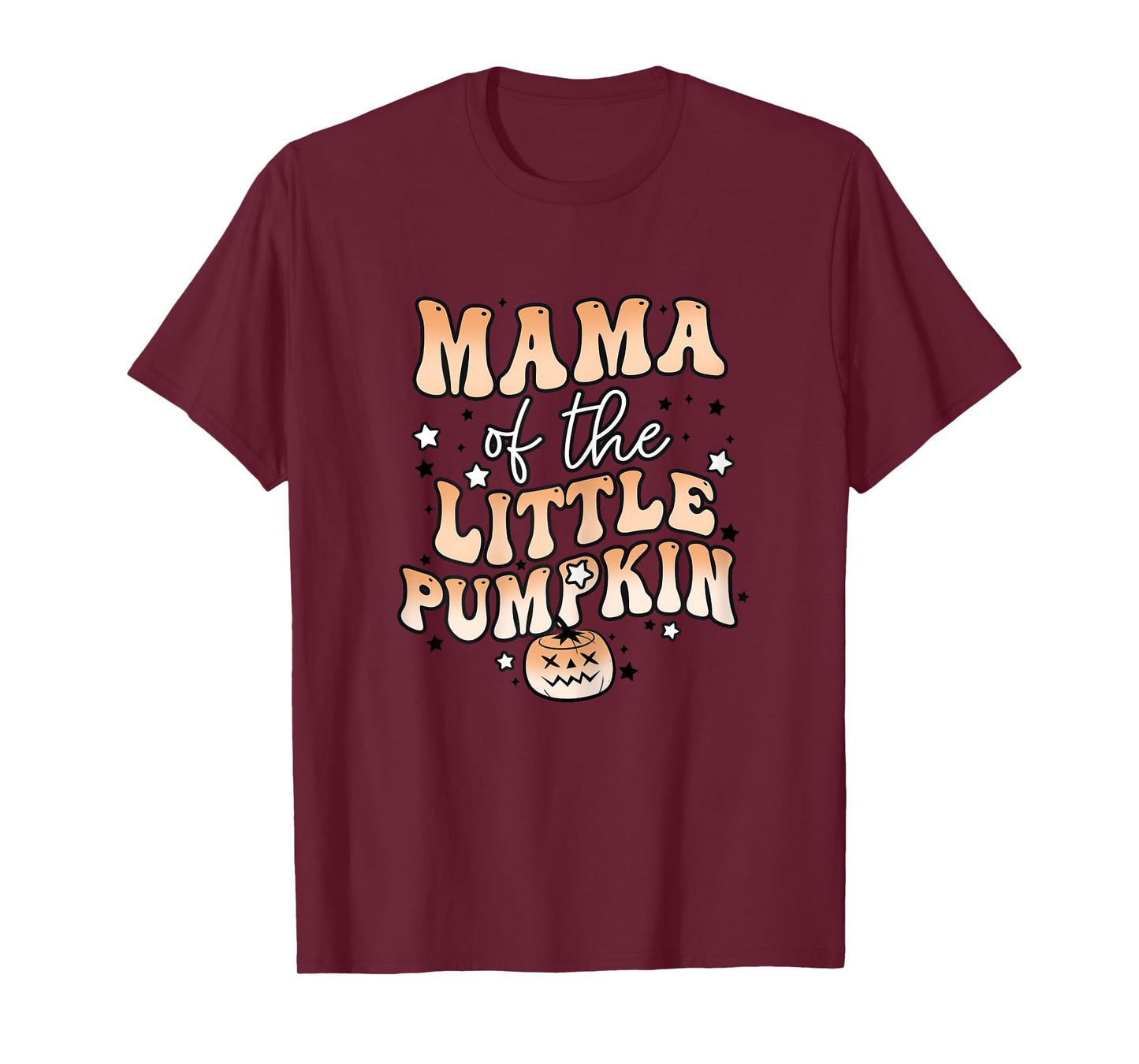 Mama of the Little Pumpkin Halloween Cute Family Matching T-Shirt