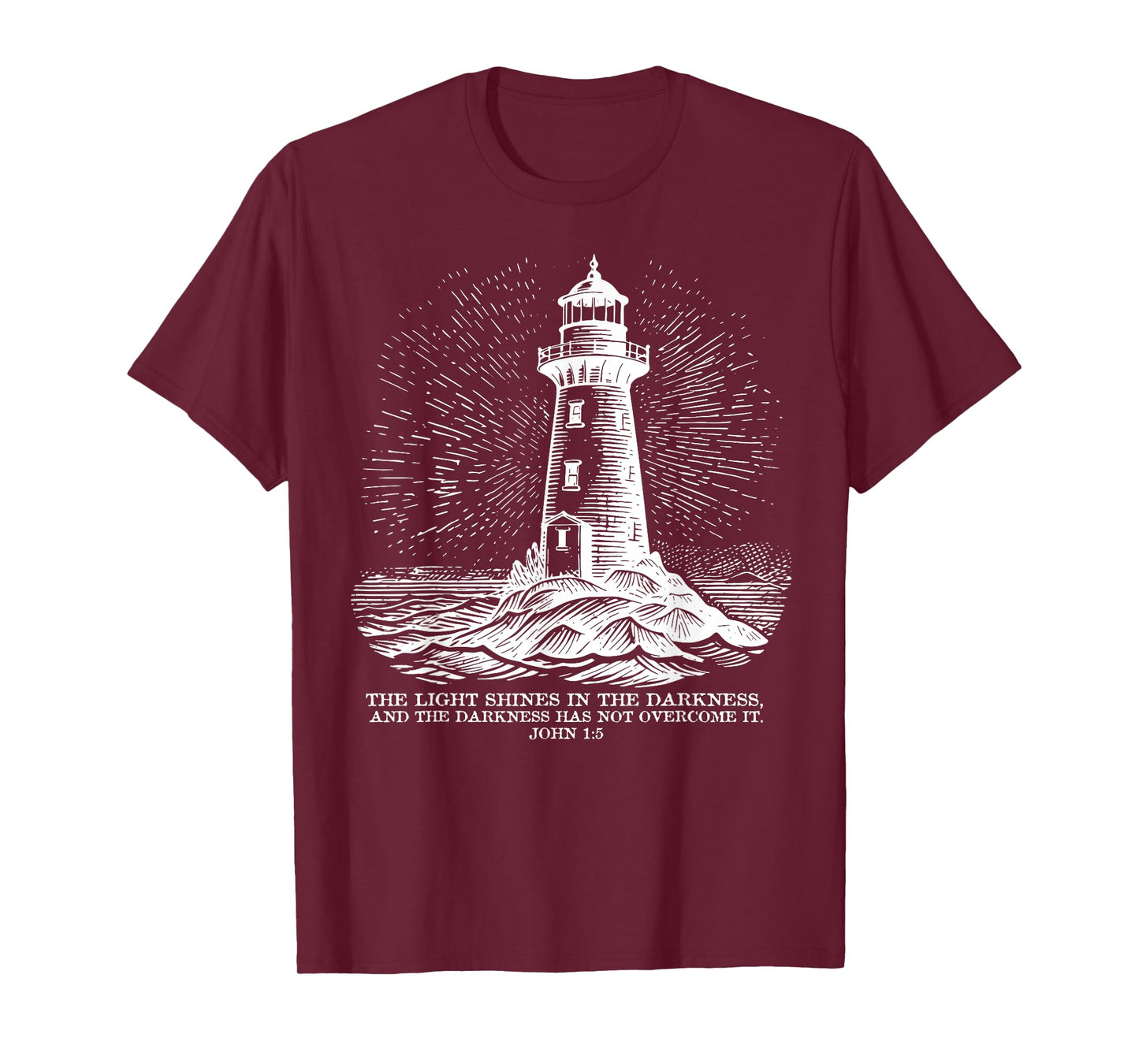 The Light Shines On In The Darkness And The Darkness T-Shirt