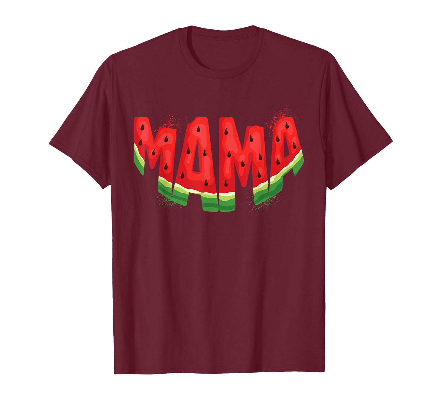 Funny Mama Watermelon Summer Fruit Family Matching Birthday T-Shirt