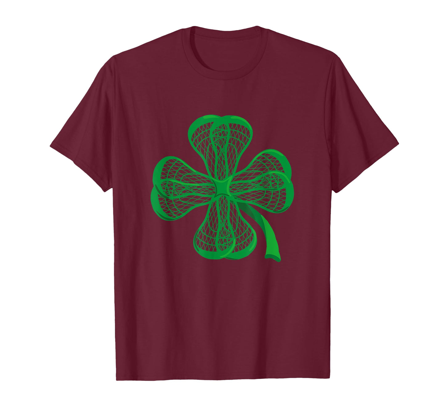 Lacrosse Sticks Shamrock clover irish lucky Lax T-Shirt gift T-Shirt