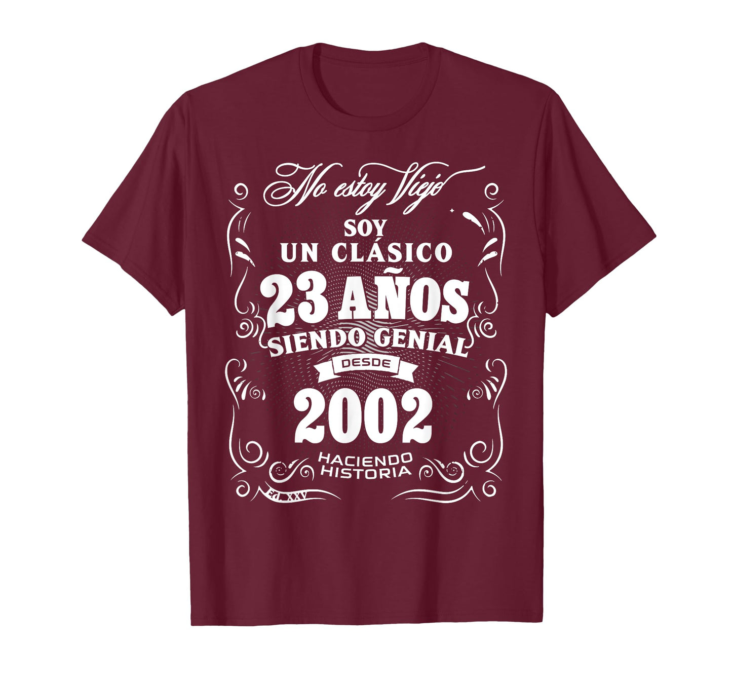 23rd Birthday gift for Men in Spanish Regalo cumpleanos 23 T-Shirt