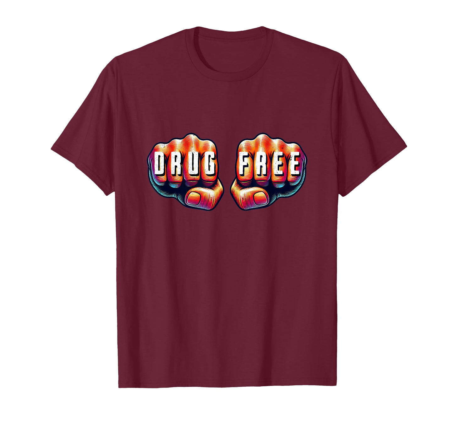 Drug Free Sober Sobriety Anniversary NA Recovery Men Women T-Shirt