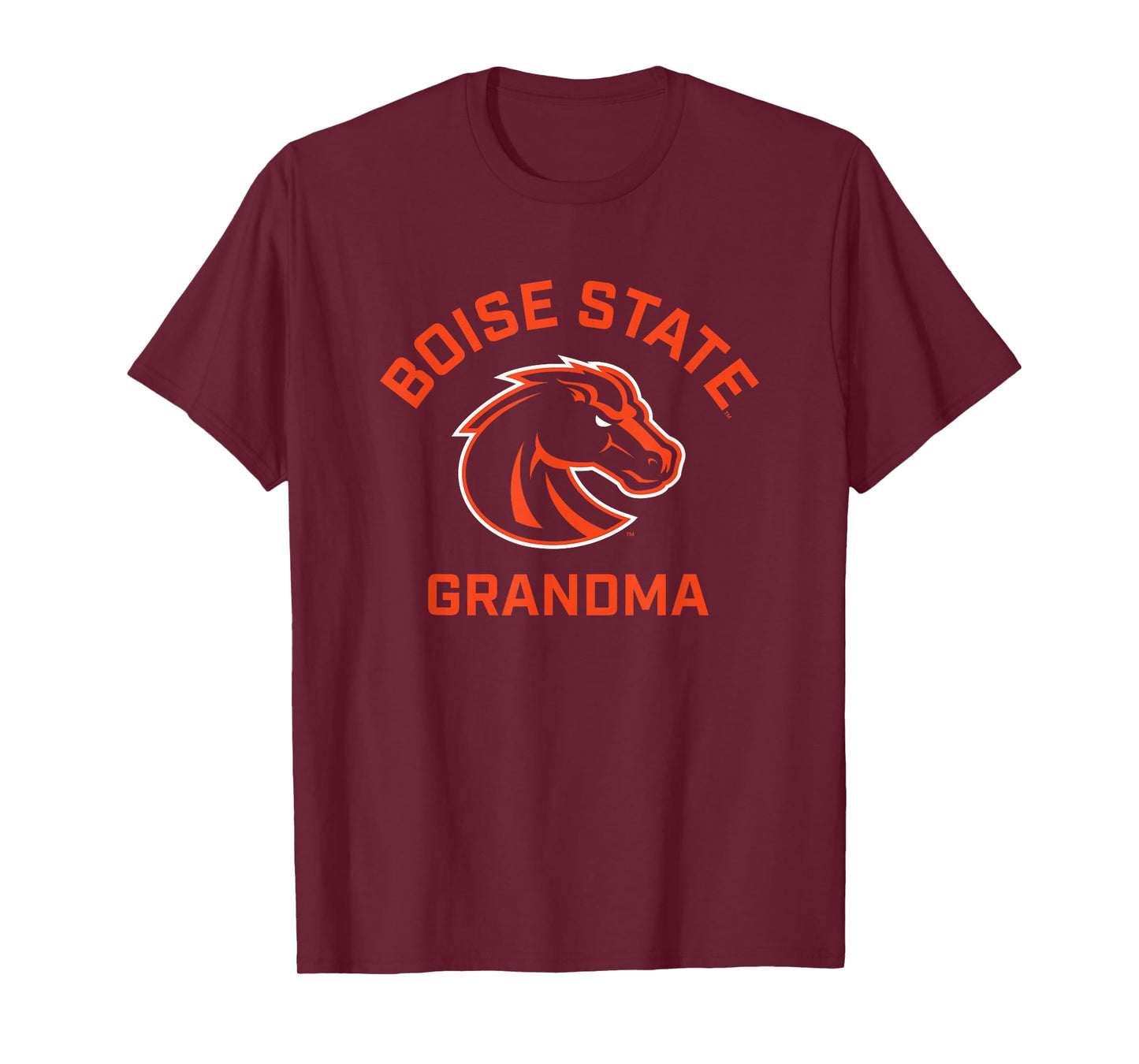 Boise State University BSU Broncos Arched Grandma T-Shirt