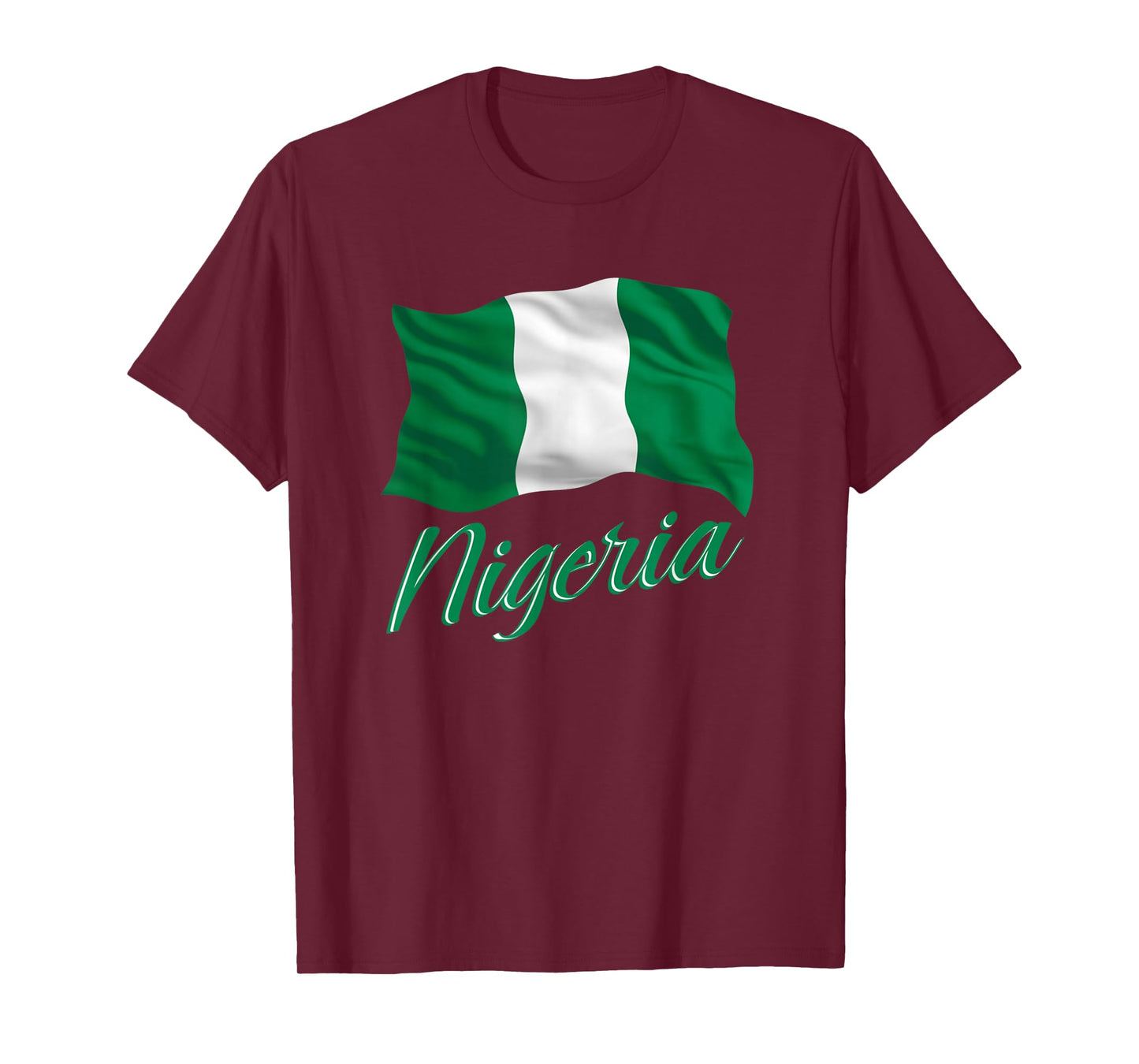 Nigerian Flag Of Nigeria Africa Men Women Kids T-Shirt