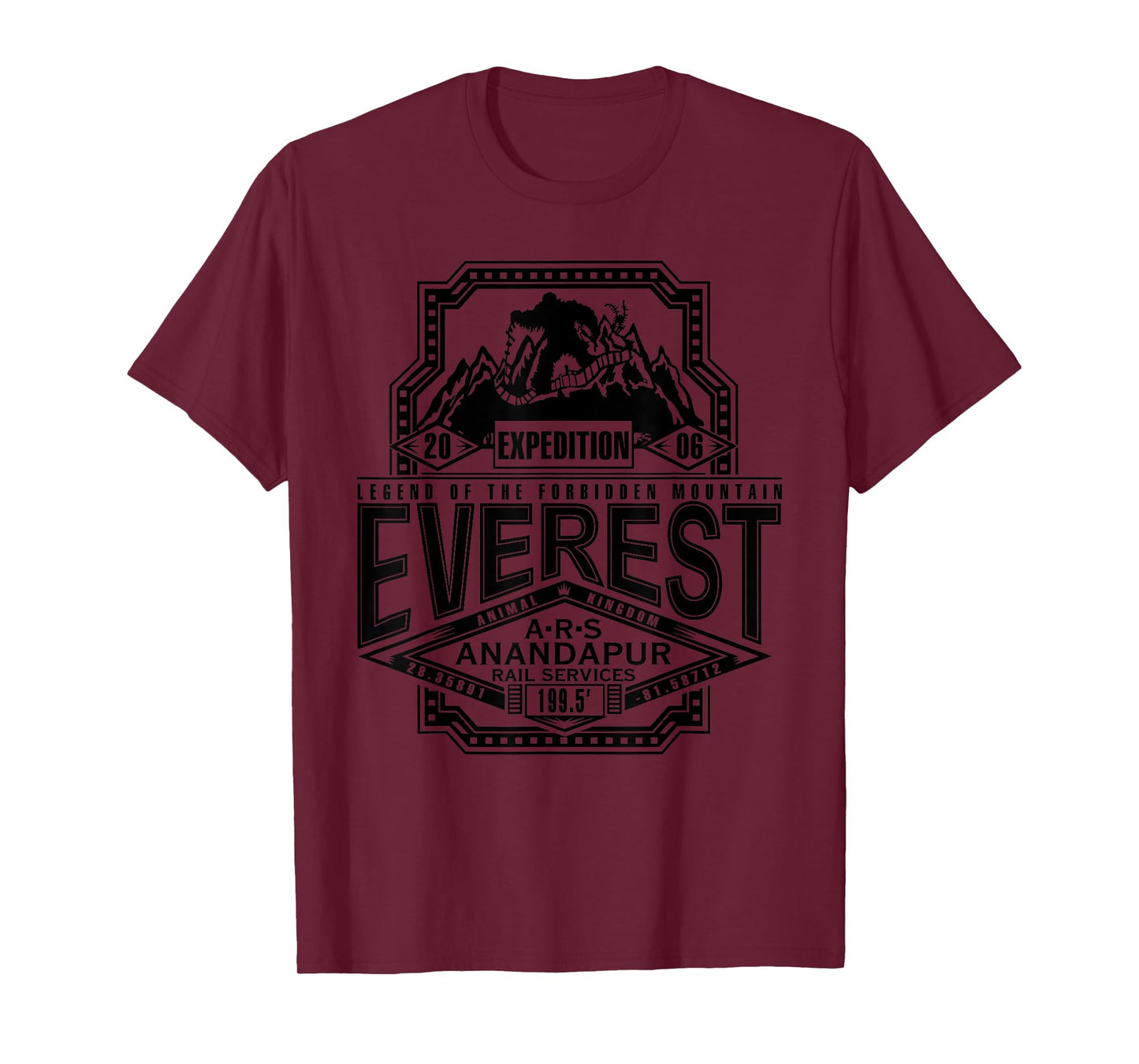 Mountain Lovers Expedition Everest, Animal Theme Park Trip T-Shirt
