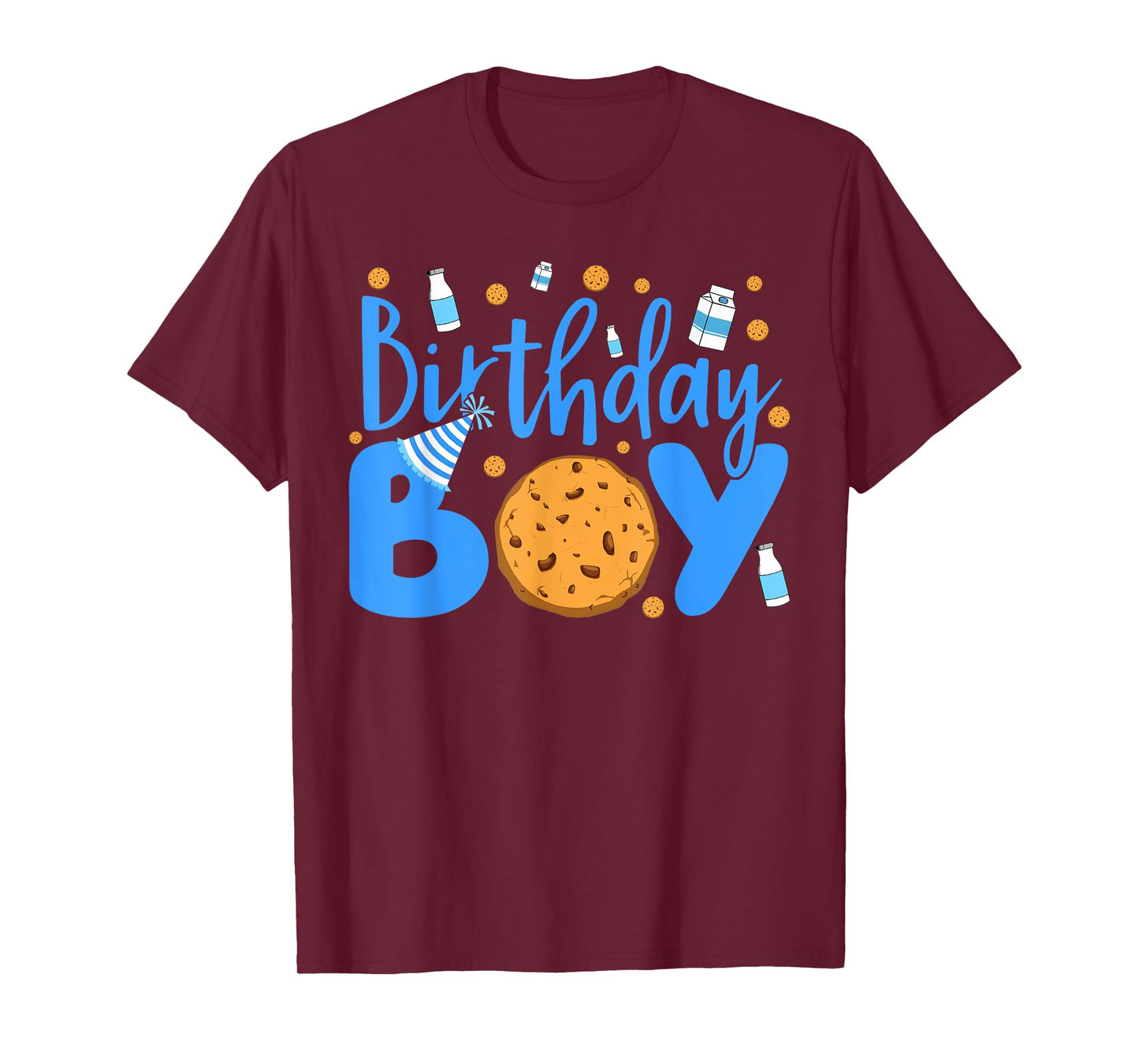 Birthday Boy Milk And Cookies 1st Birthday Matching Family T-Shirt