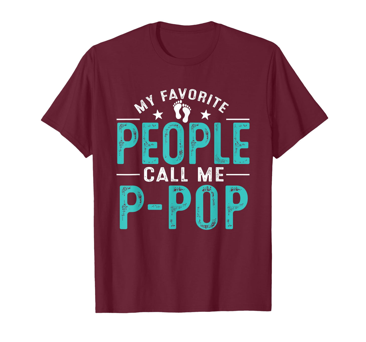 My Favorite People Call Me P-pop Vintage Funny P-pop Father T-Shirt