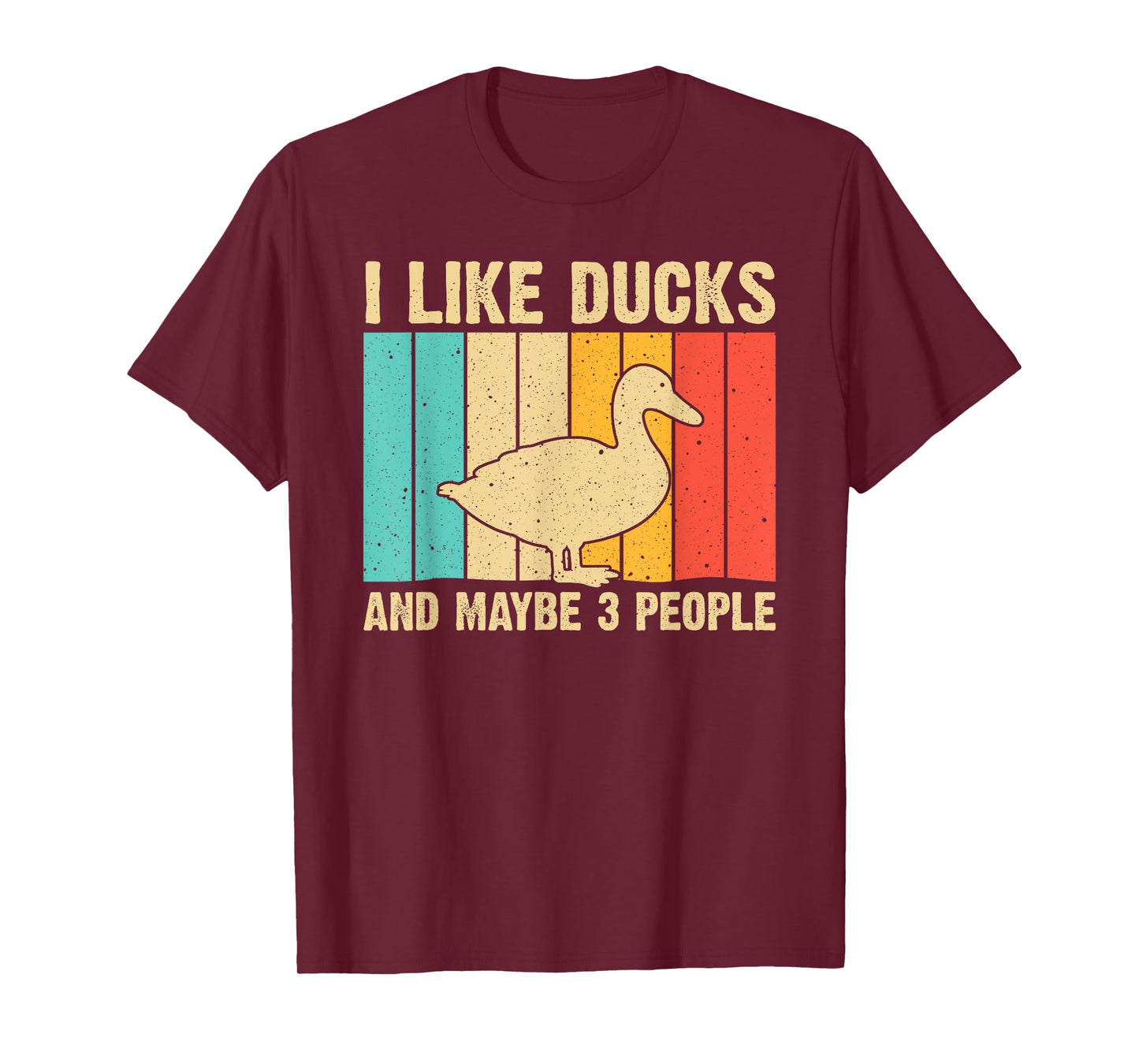 Vintage Duck Design For Duck Lovers Men Women Mallard Drake T-Shirt