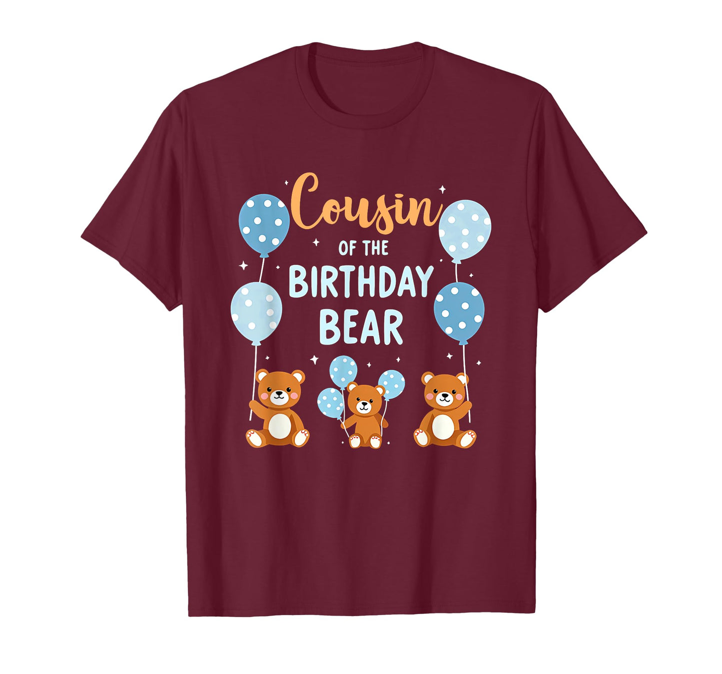 Birthday Bear Cousin Of The Birthday Boy T-Shirt