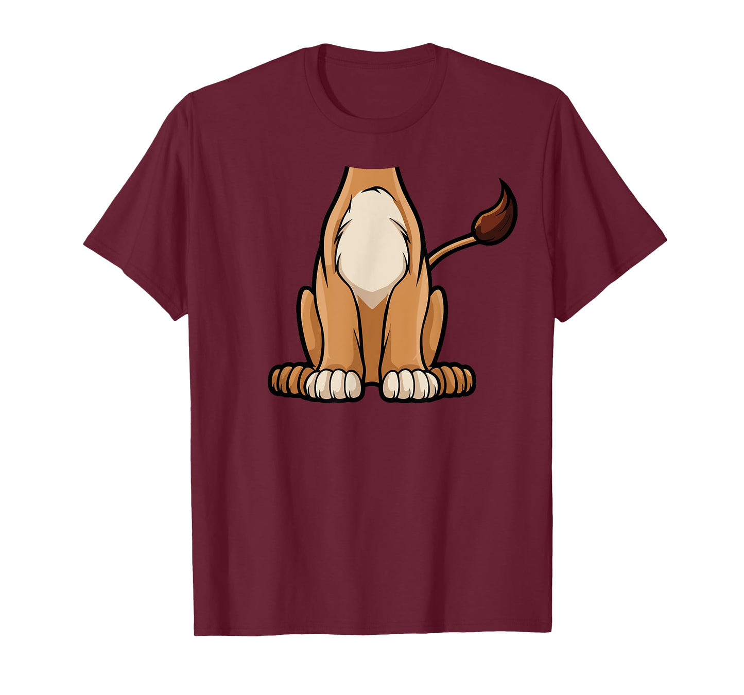 Lion Halloween Tshirt Outfit Funny Simple Kids Costume T-Shirt