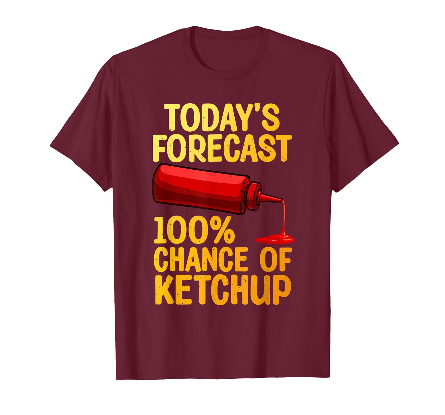 Funny Ketchup Art for Men Women Youth Tomato Ketchup Lover T-Shirt
