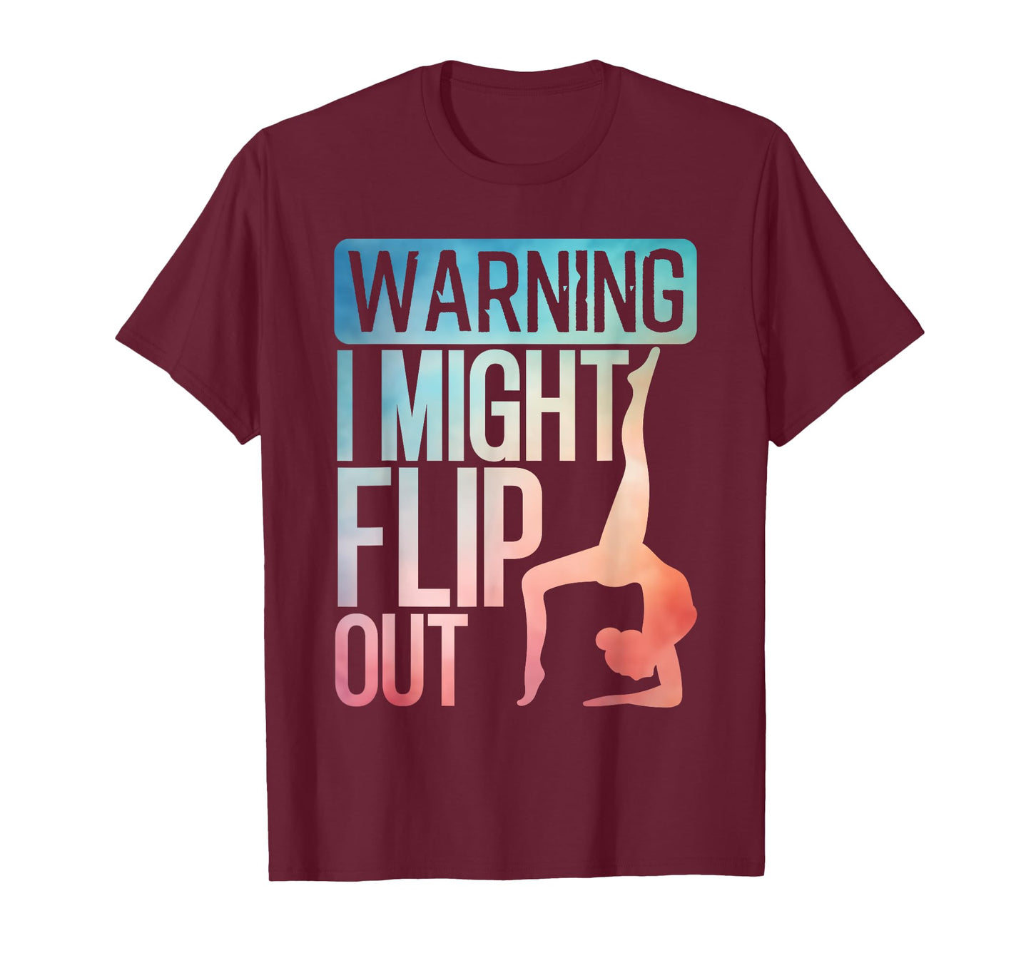 Cute Gymnastics Art For Girls Kids Women Tumbling Gymnast T-Shirt