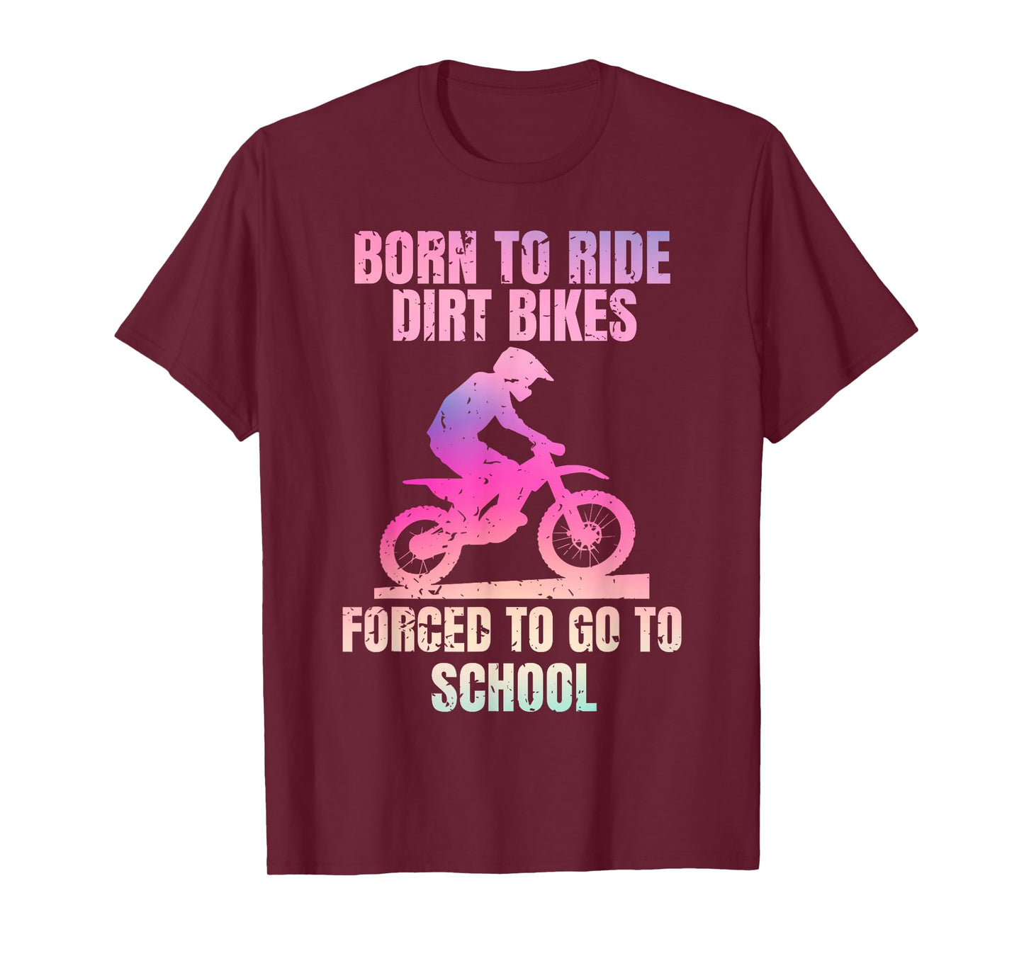 Funny Dirt Bike Art For Boys Girls Motocross Dirt Bike Rider T-Shirt