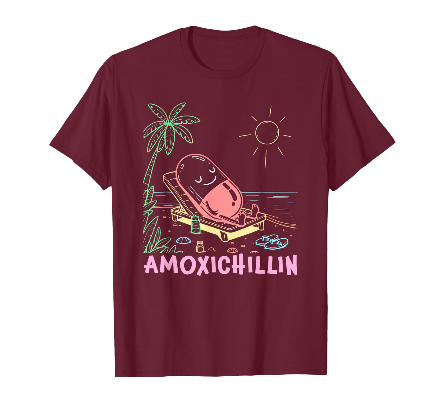 Amoxichillin Funny Summer T-Shirt