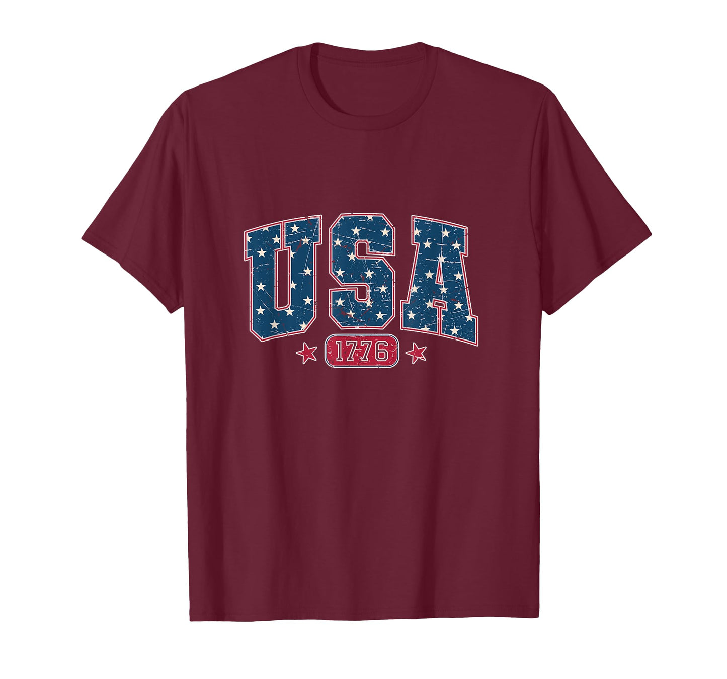 Life Is Really Good American Flag Stars Stripes 4th of July T-Shirt
