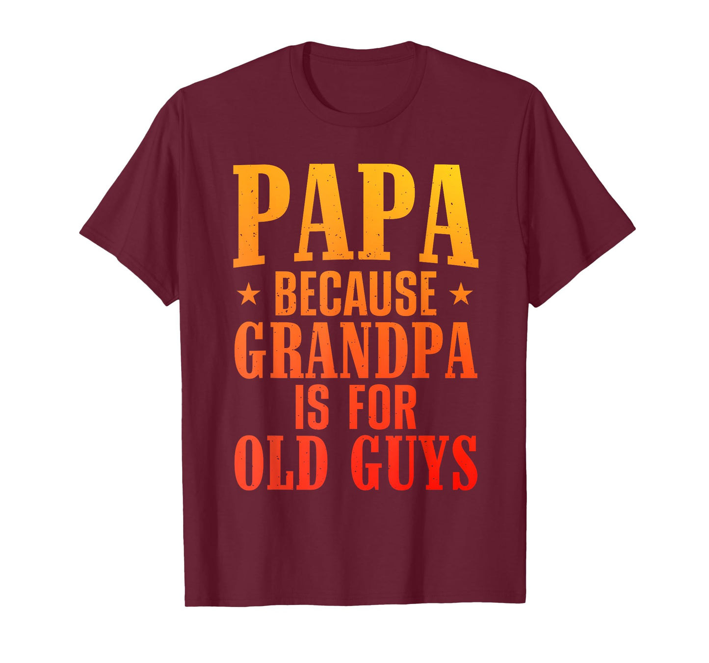 Funny Papa Design For Papa Men Grandpa From Grandkids Papa T-Shirt