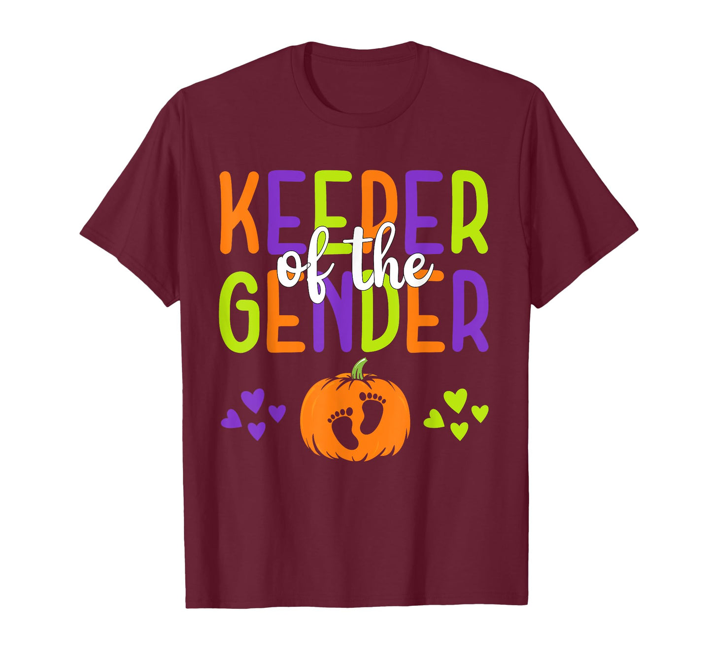 Keeper Of The Gender Reveal Halloween Pregnancy Announcement T-Shirt