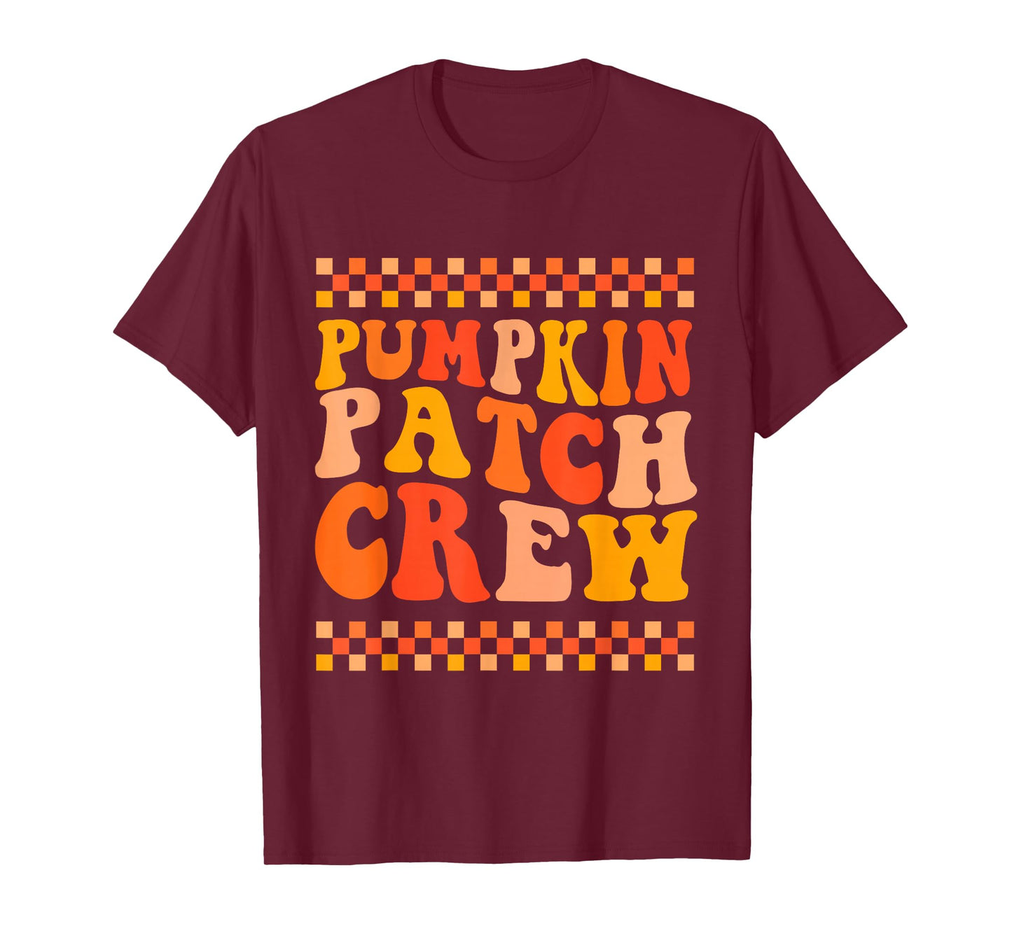 Pumpkin Patch Crew For Kids Boys Toddler Autumn Fall T-Shirt