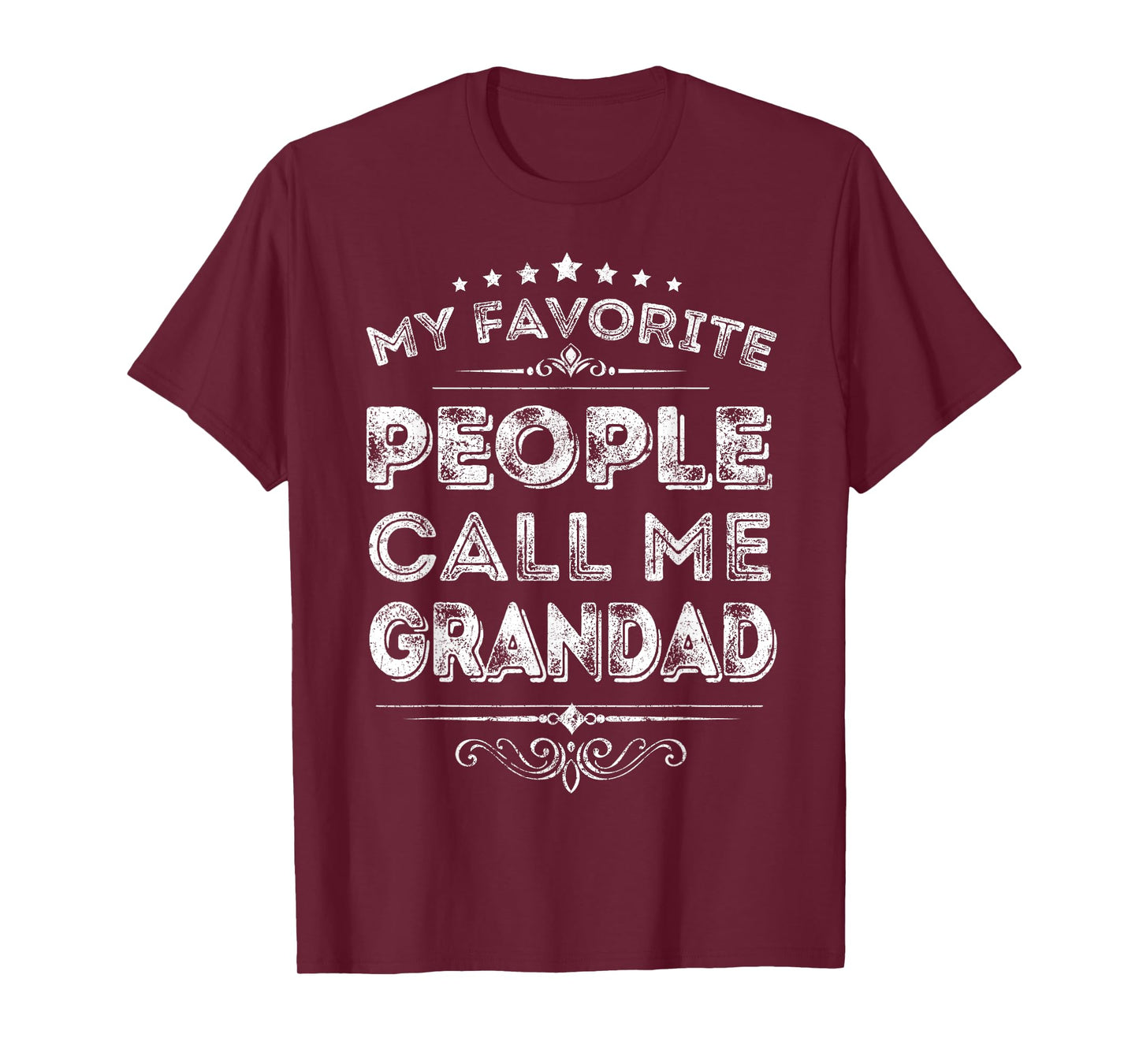 My Favorite People Call Me Grandad Funny Fathers Day T-Shirt