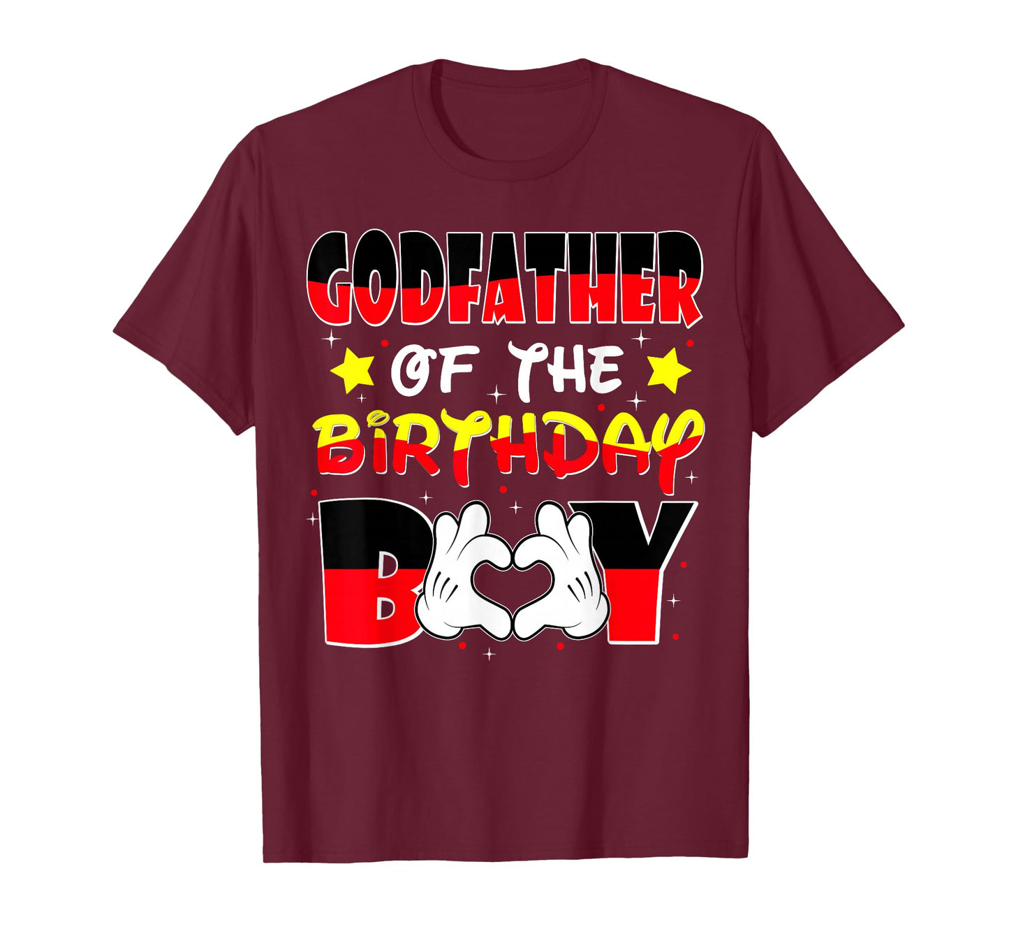 Godfather of The Birthday Boy Shirt Match Godchild Godfather T-Shirt