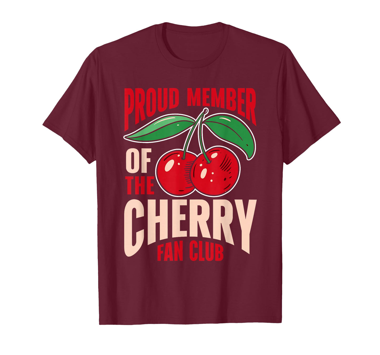 Cherry Shirts Fruits Cherry Lover T-Shirt for Men, Women & Kids - Black, Small, Short Sleeve, Summer