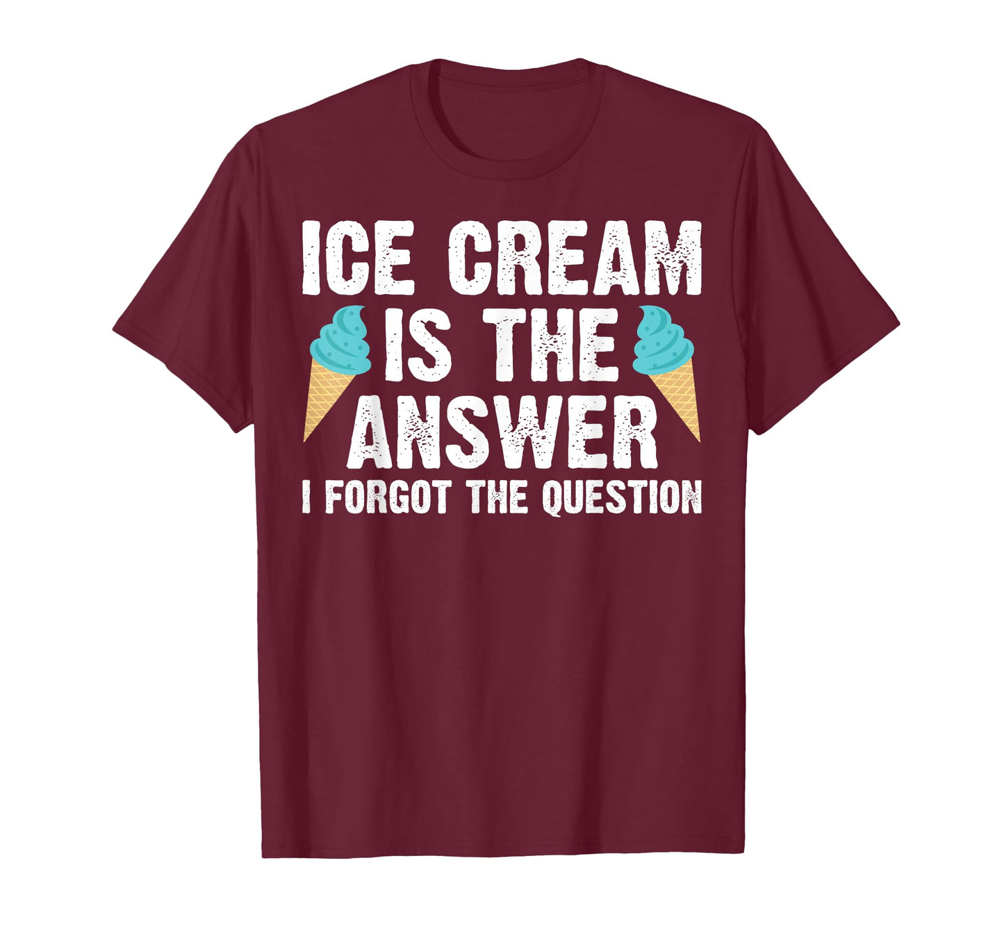 Funny Ice Cream Art for Men Women Kids Dessert Ice Cream Fan T-Shirt
