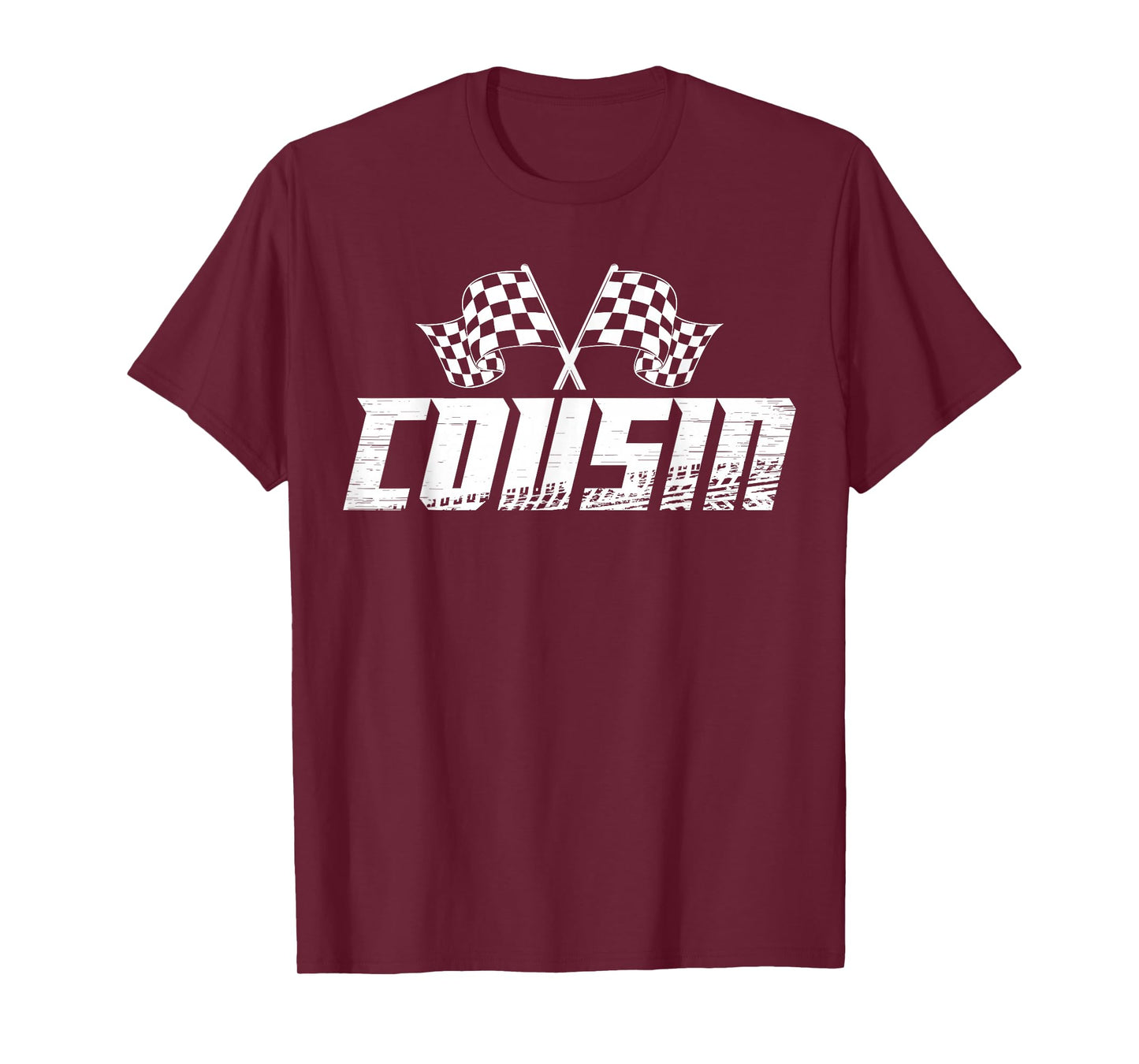 Cousin Pit Crew Family Racing Birthday Race Car T-Shirt
