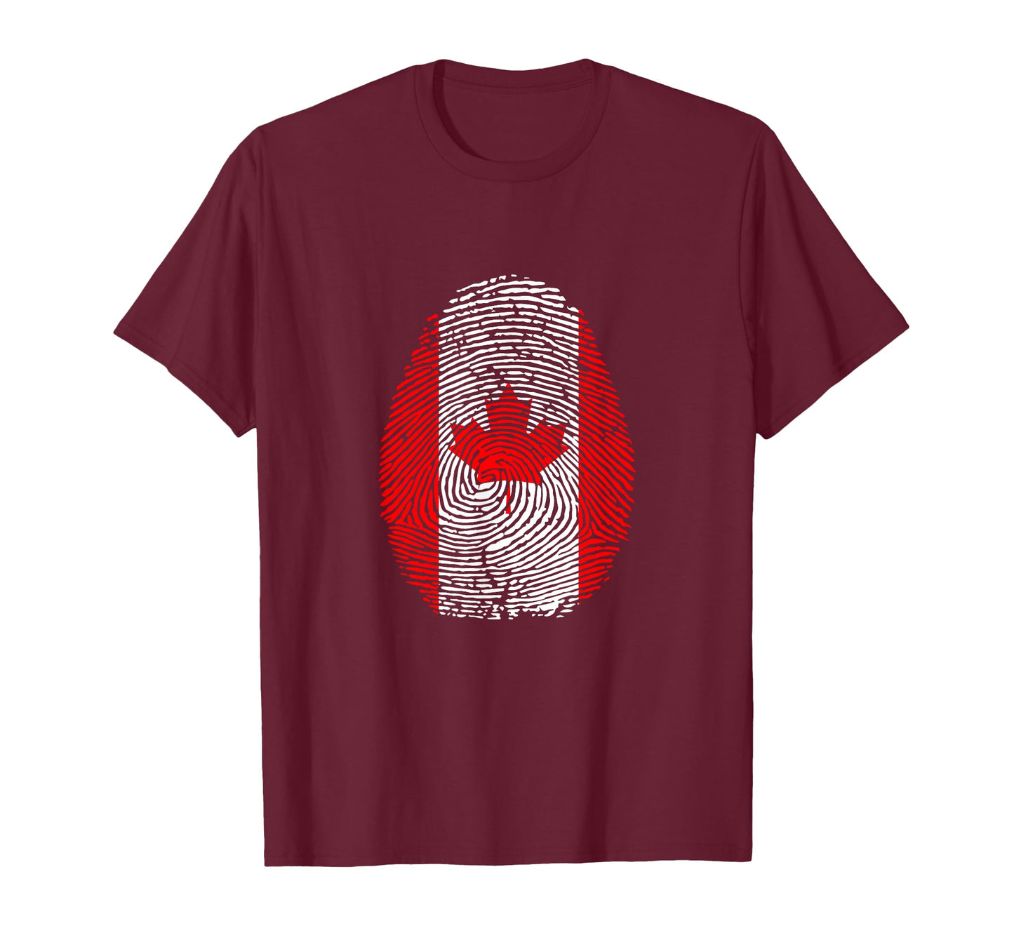 Funny it's in my DNA Canada flag Fingerprint T-Shirt