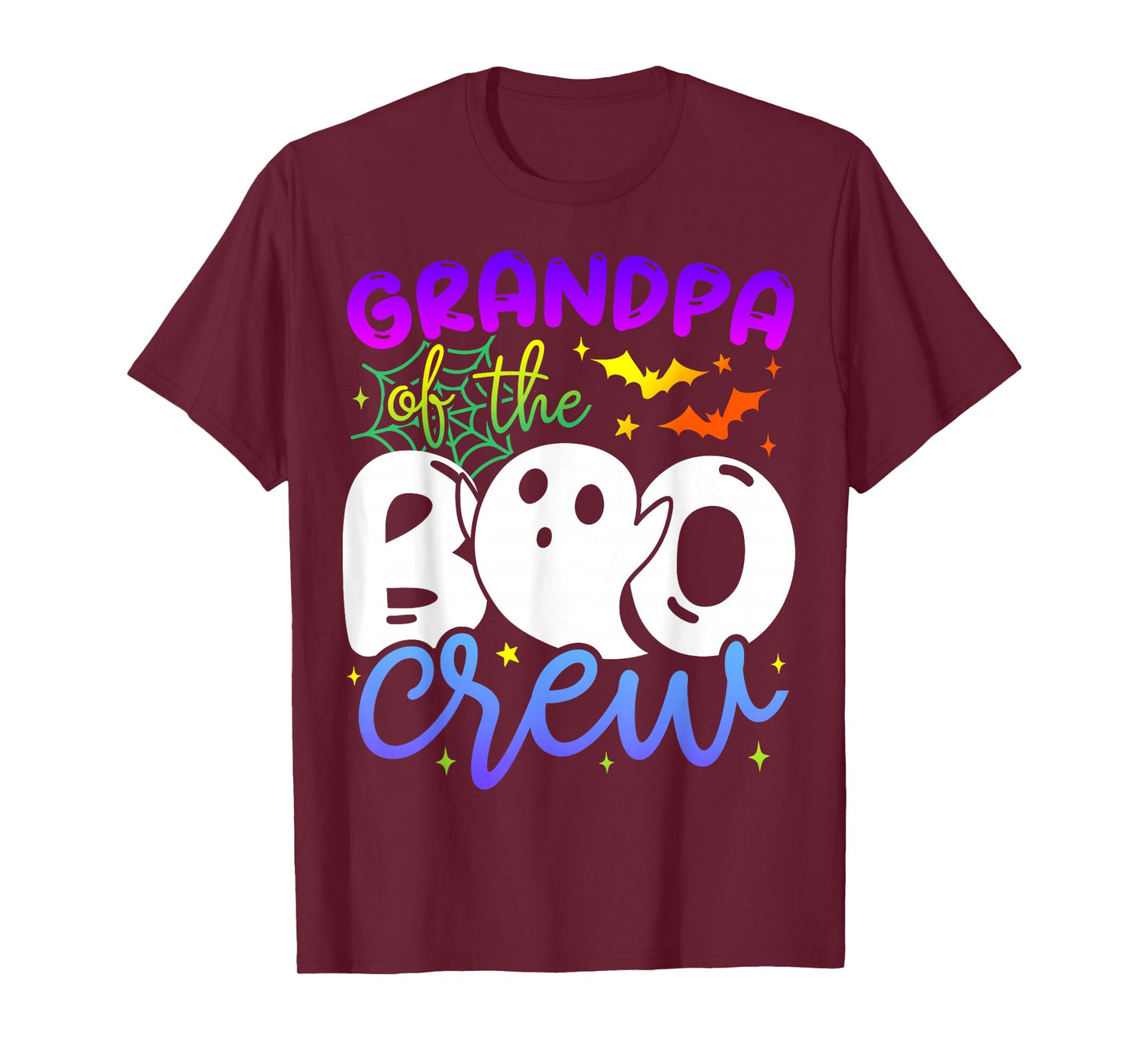 Grandpa of The Boo Crew Costume Halloween Family Matching T-Shirt