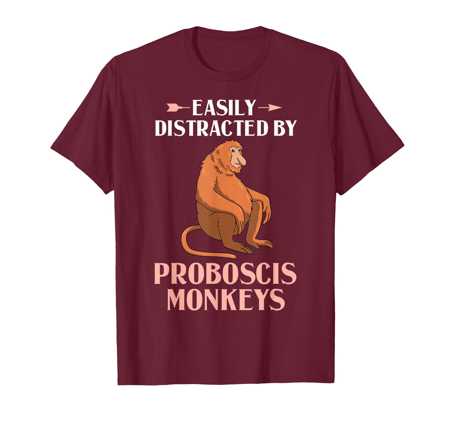 Proboscis Monkey Funny Long Nosed Monkeys T-Shirt