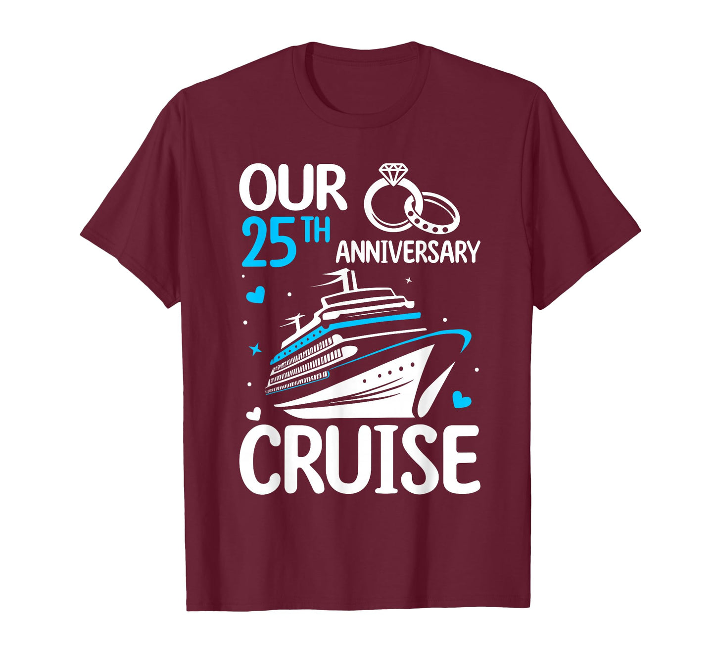 Our 25th Wedding Anniversary Cruise Tee 25 Years Anniversary T-Shirt