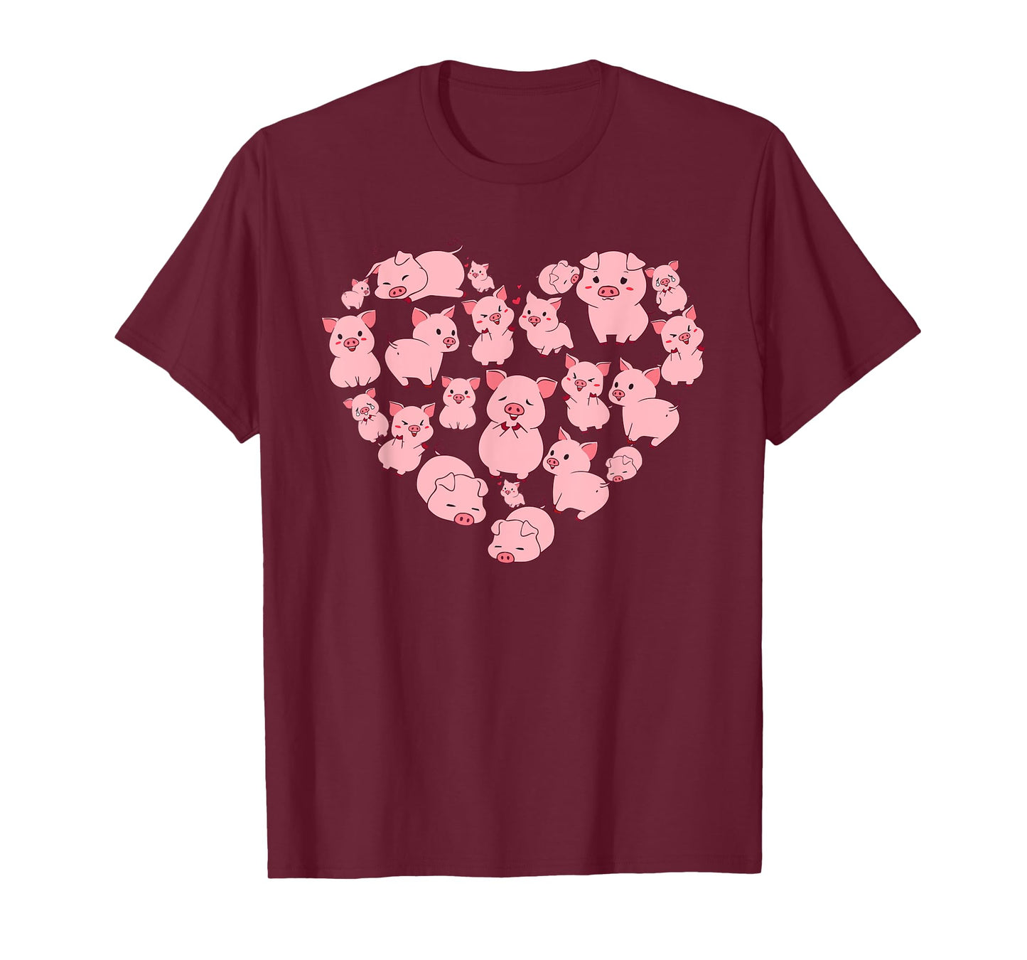 Cool Pig Art For Women Girls Unique Pig Animal Pig Lover T-Shirt