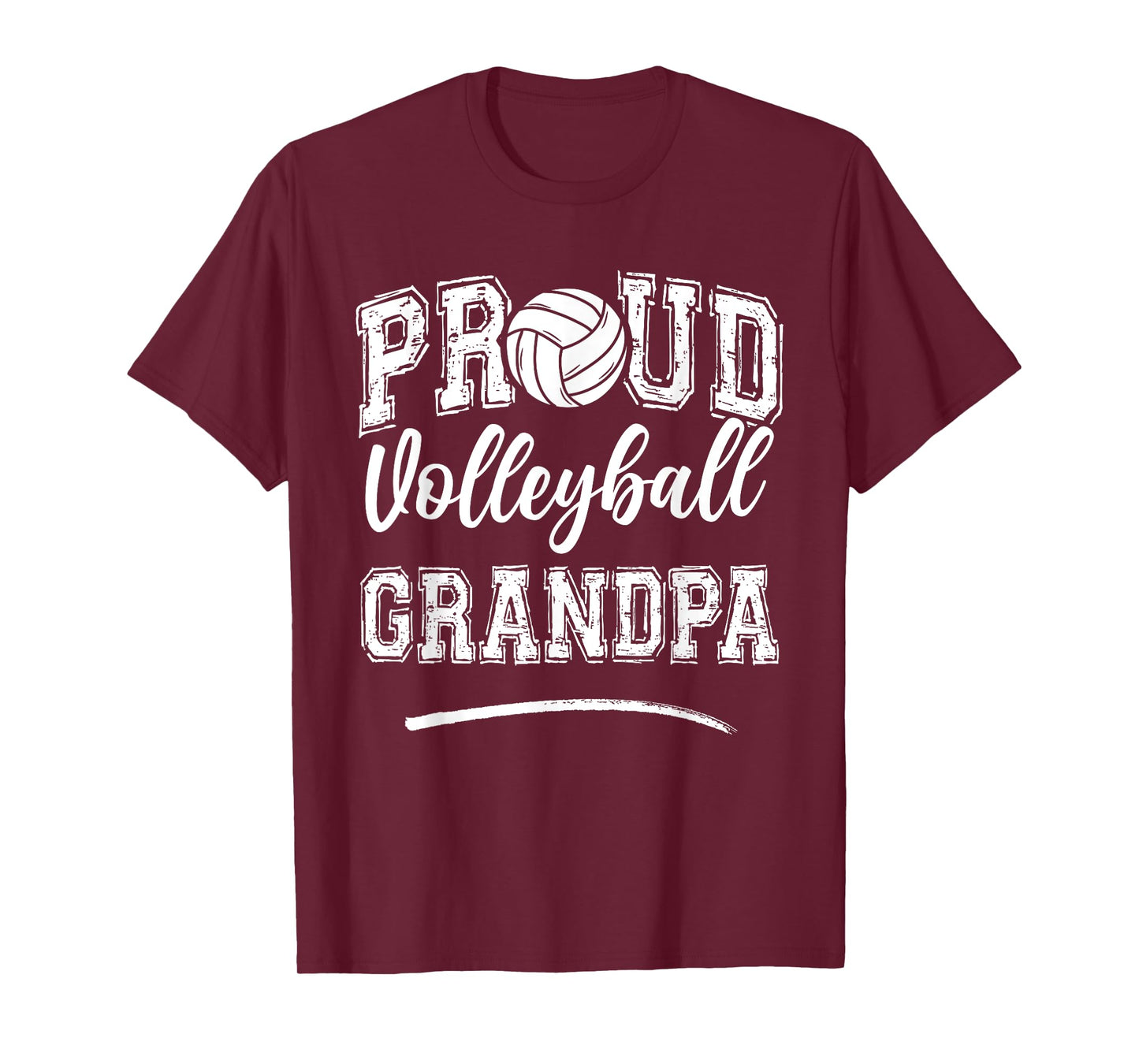 Proud Volleyball Grandpa Papa Funny College That's My Nephew T-Shirt