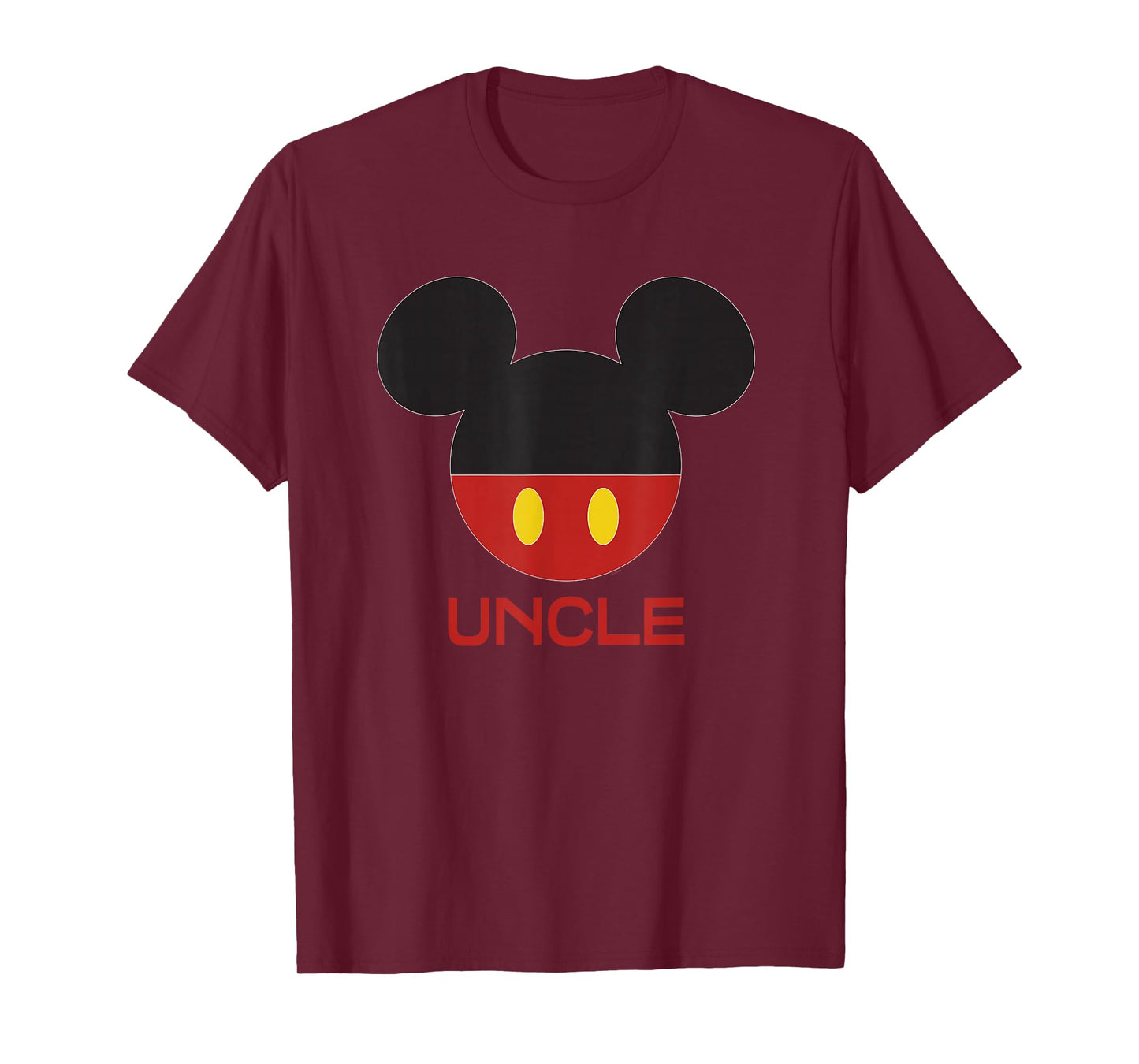 Disney Mickey Mouse Icon Shorts Uncle Birthday Father’s Day T-Shirt