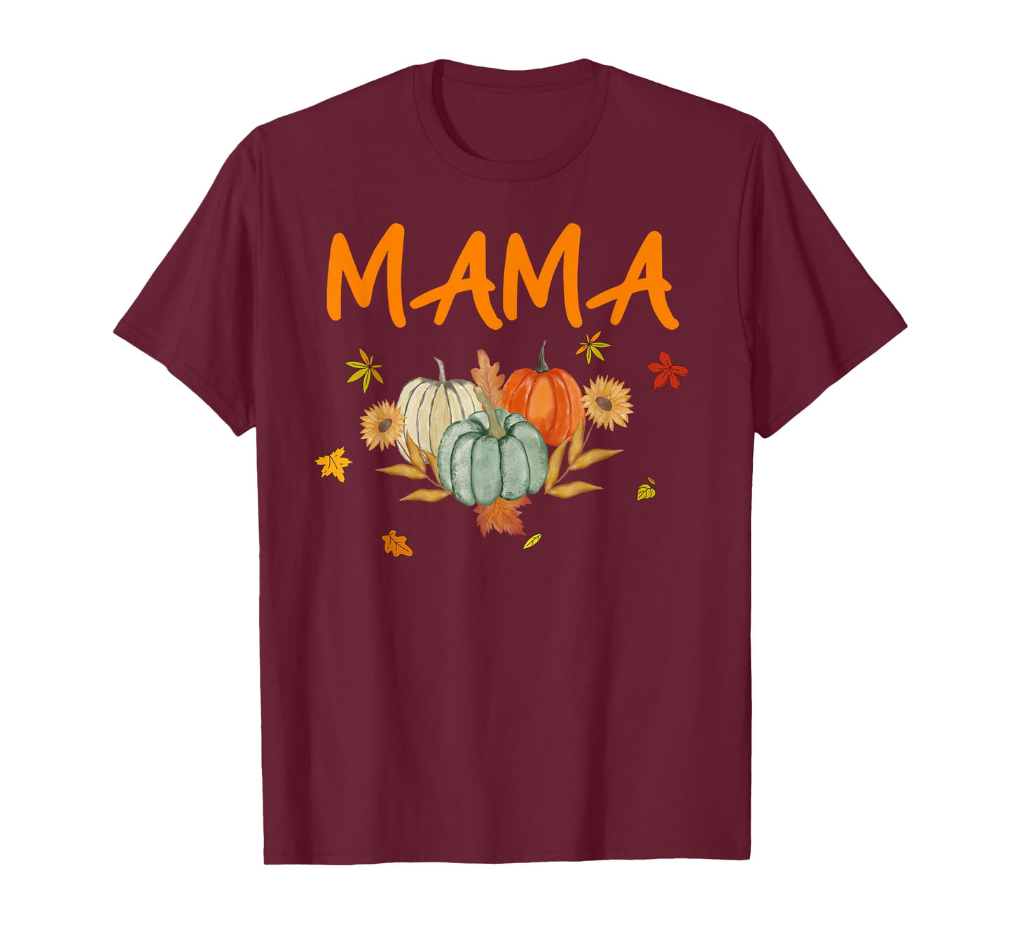 Mama Birthday Pumpkin 1st Birthday Matching Family Party T-Shirt