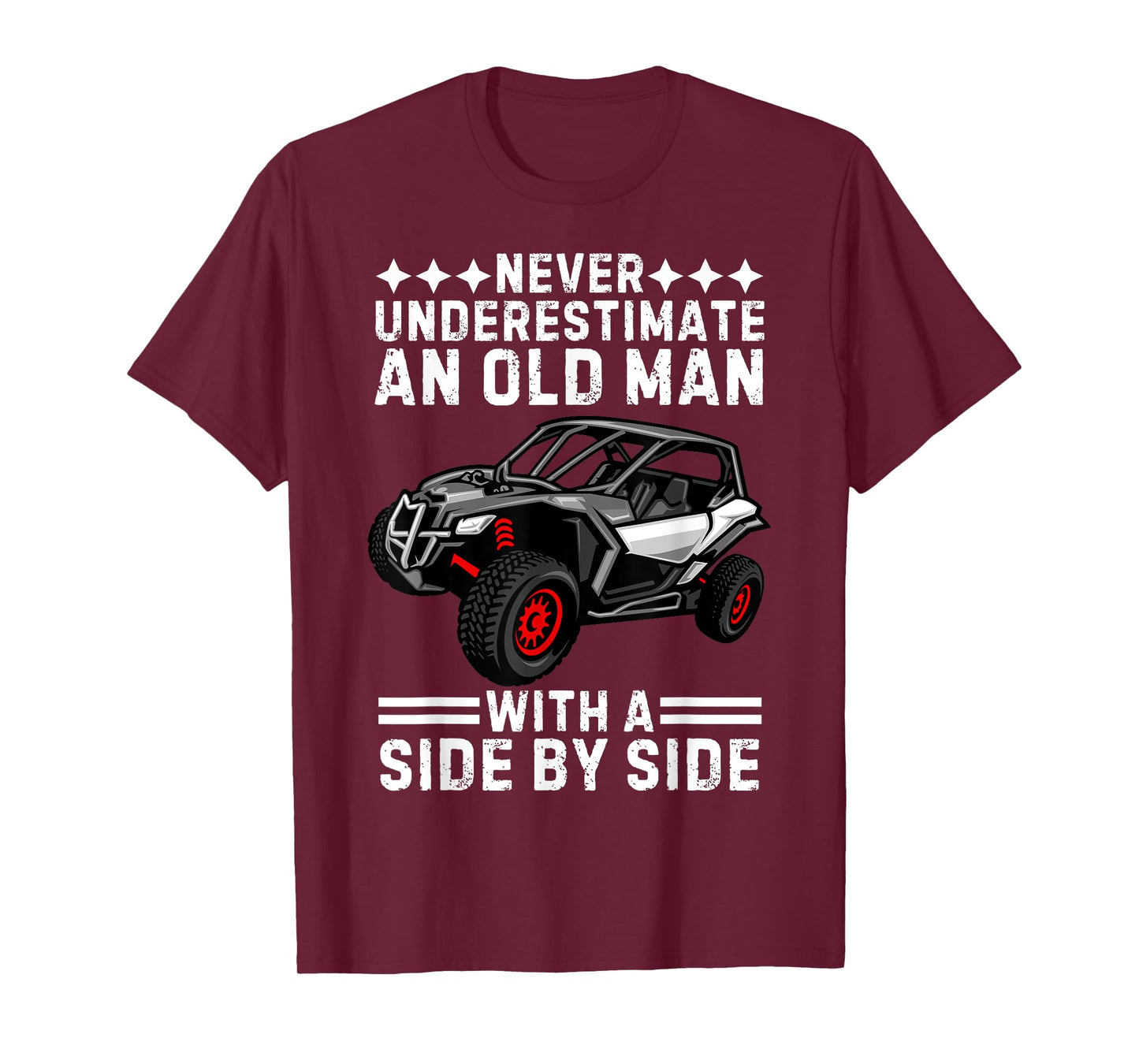 SXS For Grandpa Men Dad Offroad UTV ATV Side-By-Side T-Shirt