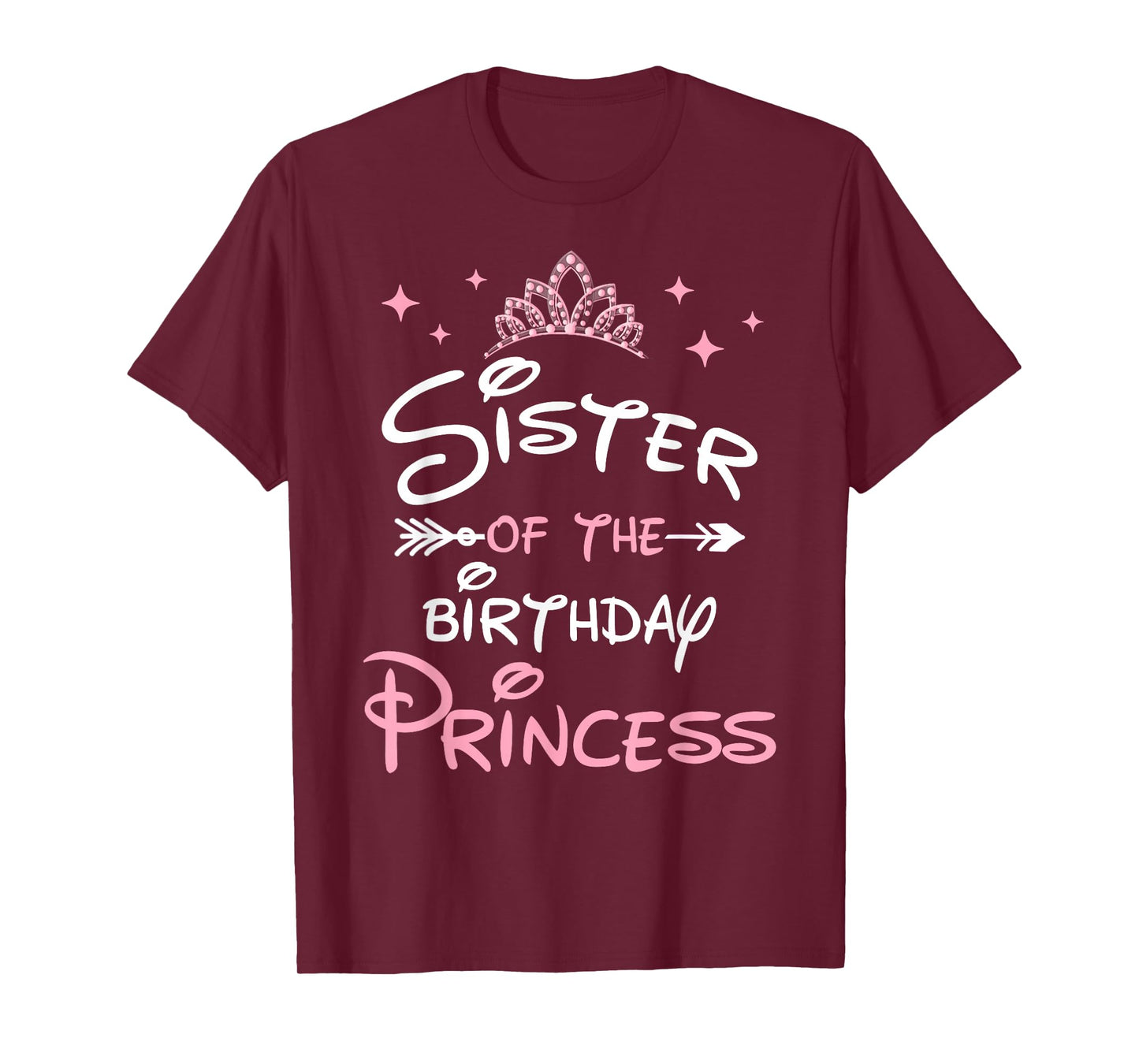 Sister Of The Birthday Princess Toddler Kid Girl Family Cute T-Shirt