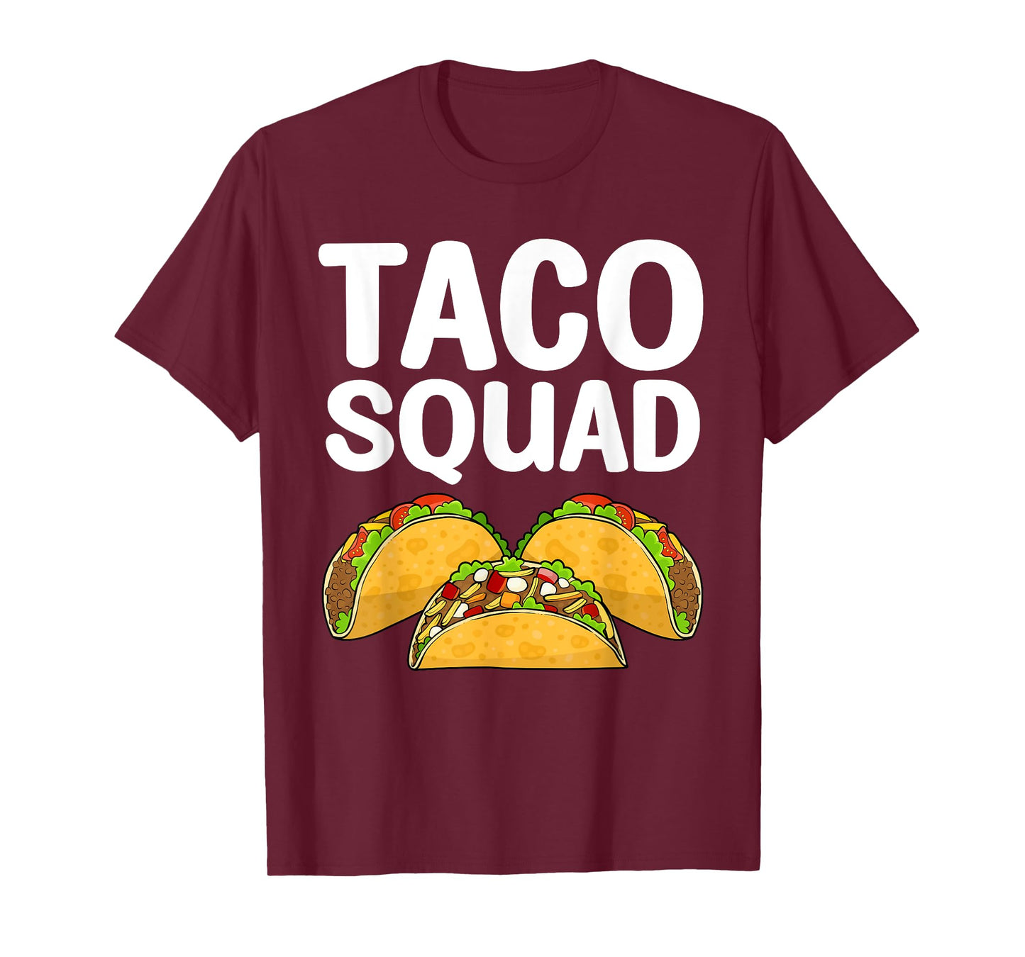 Funny Taco Design For Men Women Kids Mexican Food Taco Lover T-Shirt