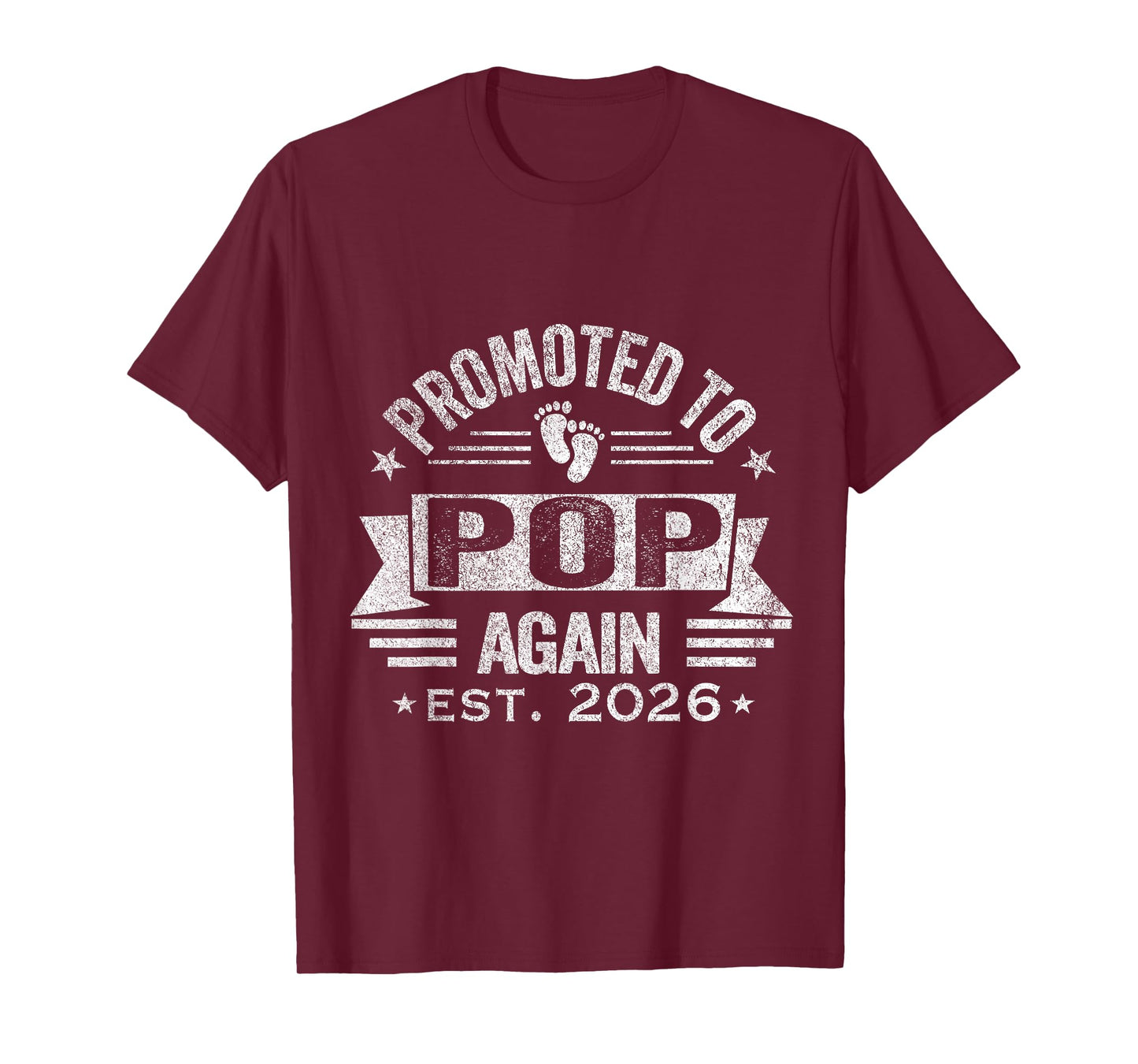 Promoted To Pop Again 2026 Grandpa Pregnancy Announcement T-Shirt