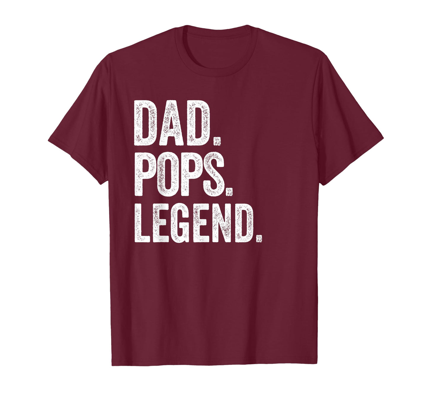 Dad Pops Legend - Vintage Distressed Bold Pops Graphic T-Shirt
