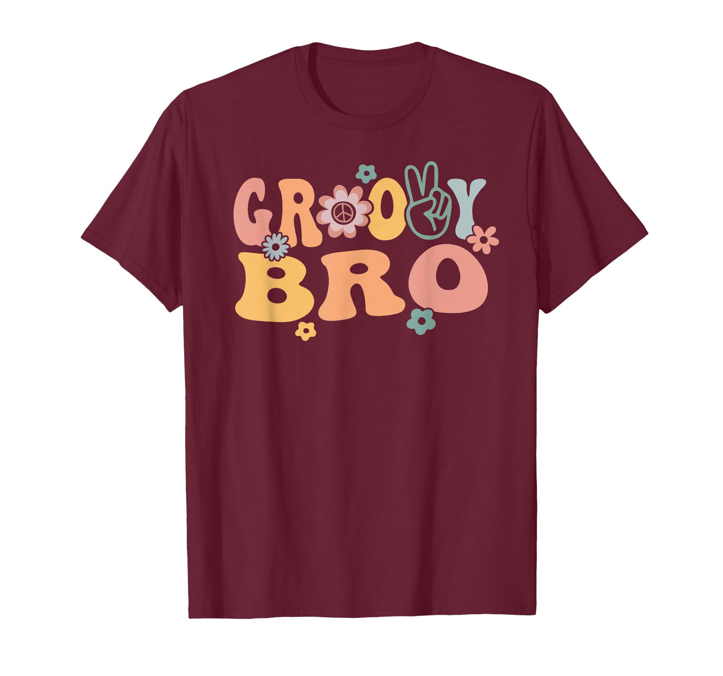 Groovy Bro Retro Brother Matching Family 1st Birthday Party T-Shirt