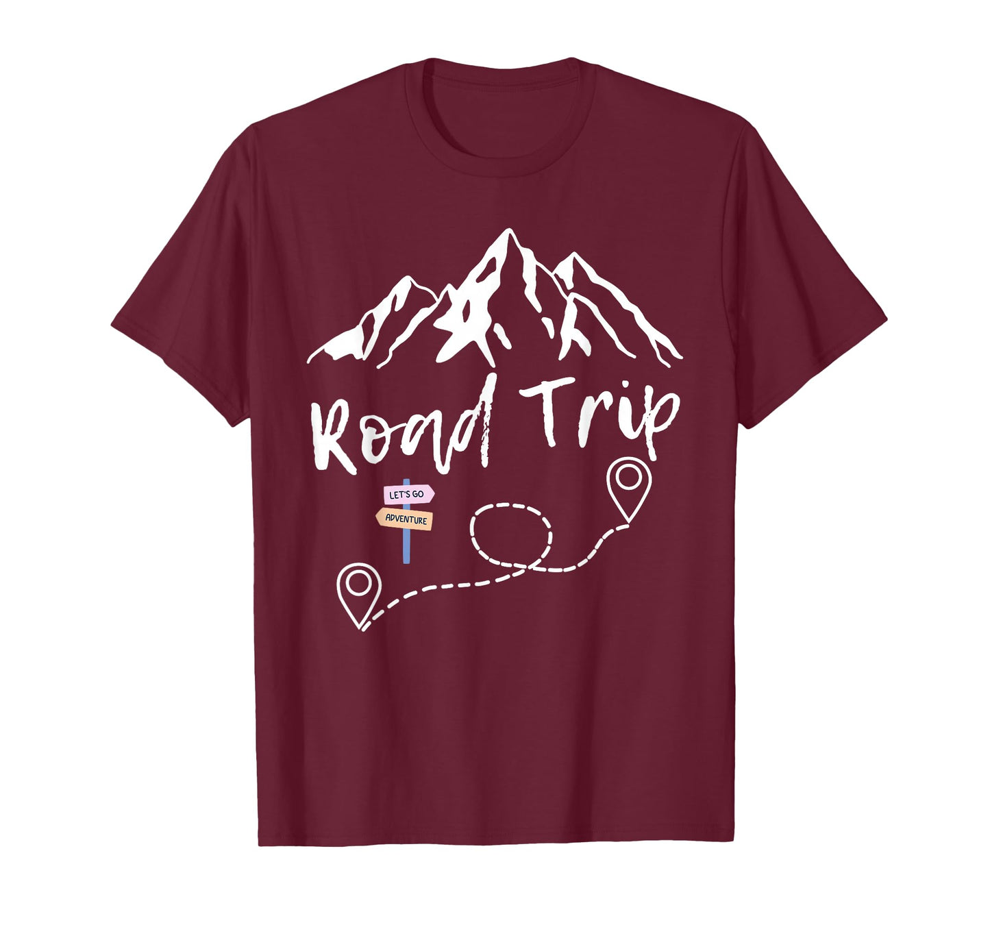 Road Trip 2025 Family Vacation Matching Group Squad Camping T-Shirt