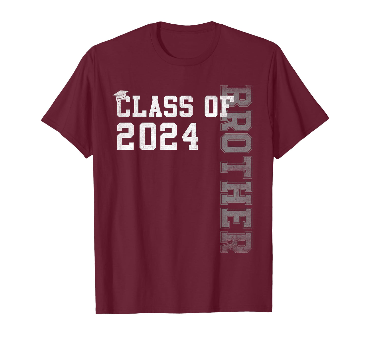 Brother Senior 24 Proud Brother Of A Class Of 2024 Graduate T-Shirt