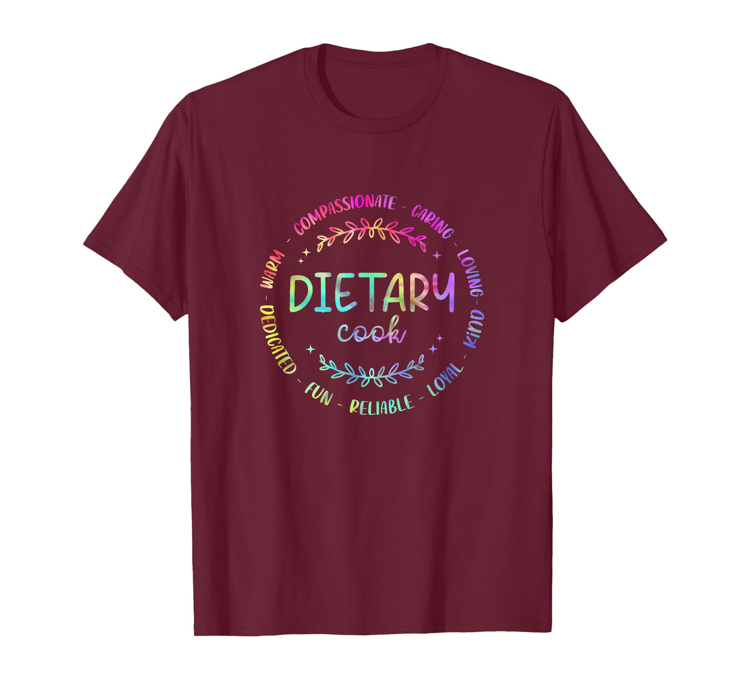 Funny Dietary Cook Tie Dye Appreciation Week Healthcare T-Shirt