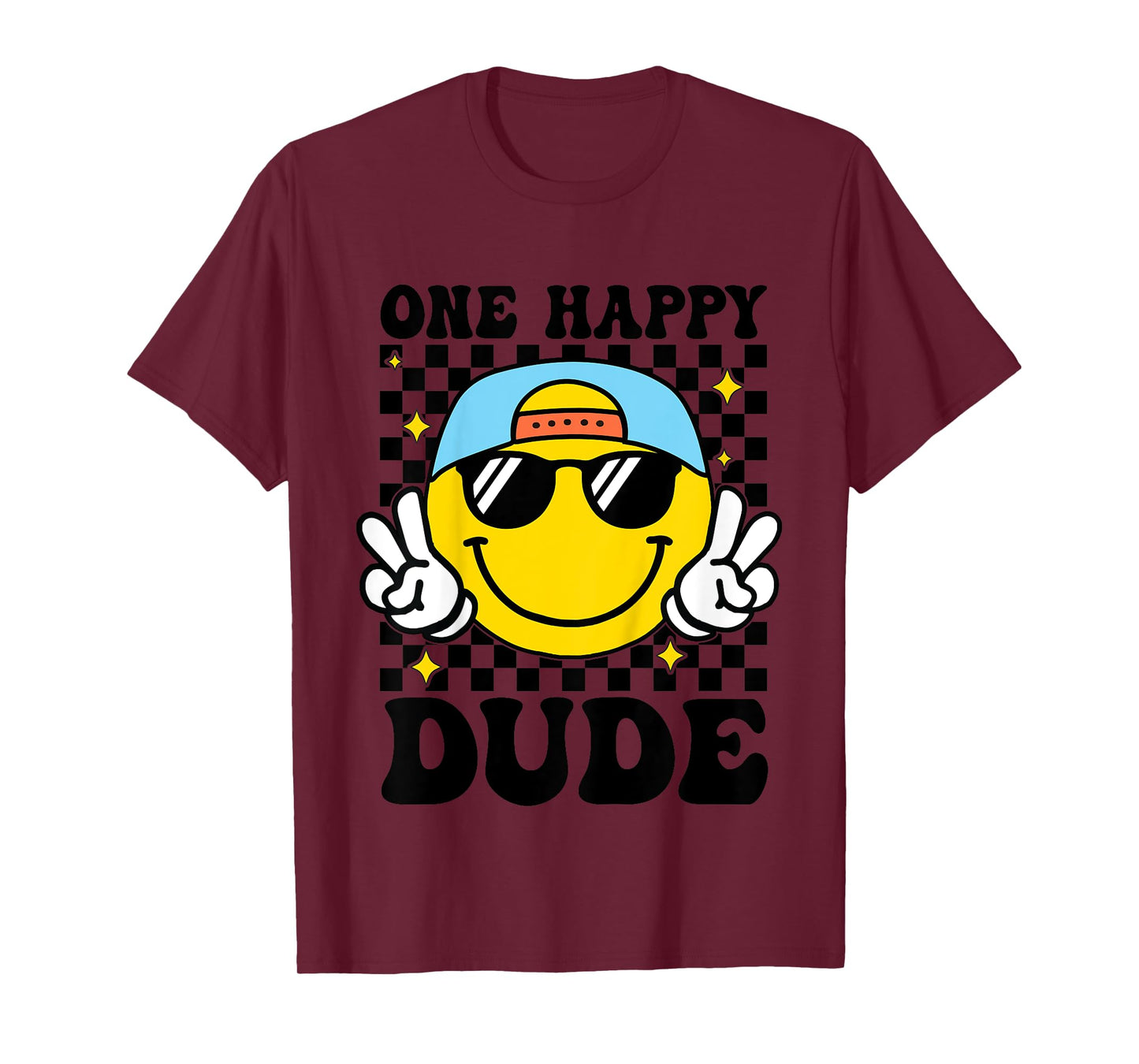 One Happy Dude 1st Birthday Family Matching T-Shirt