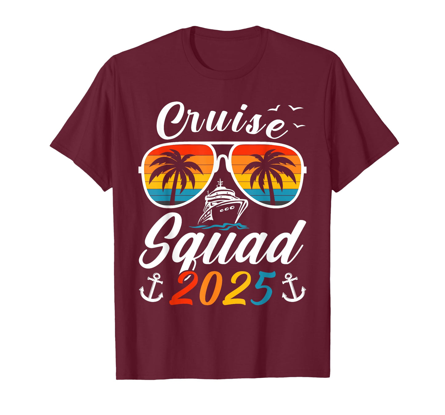 Cruise Squad 2025 Family Friends Vacation Matching Group T-Shirt