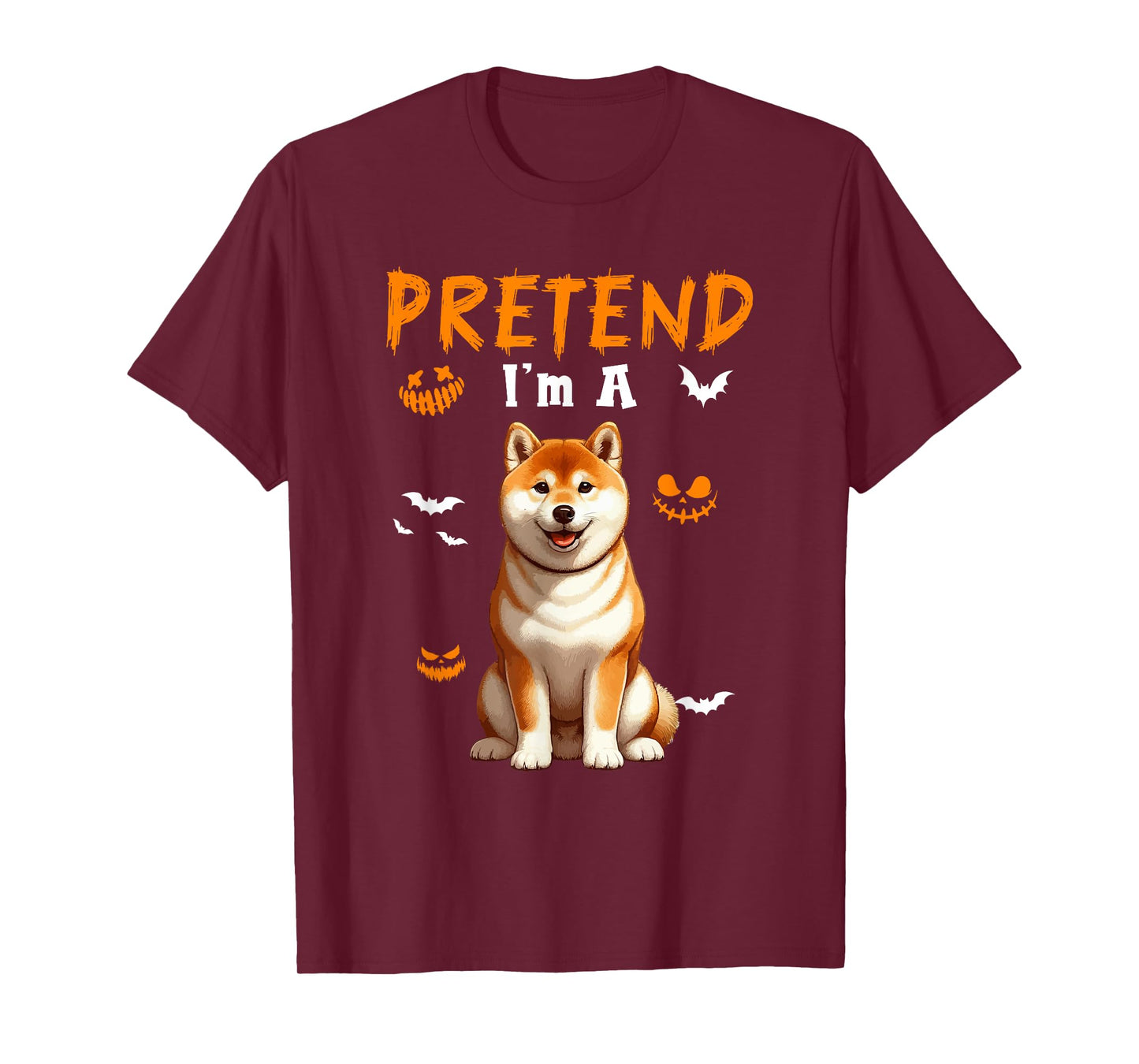 Pretend I'm A Shiba Inu Halloween Costume Owner Kids Family T-Shirt