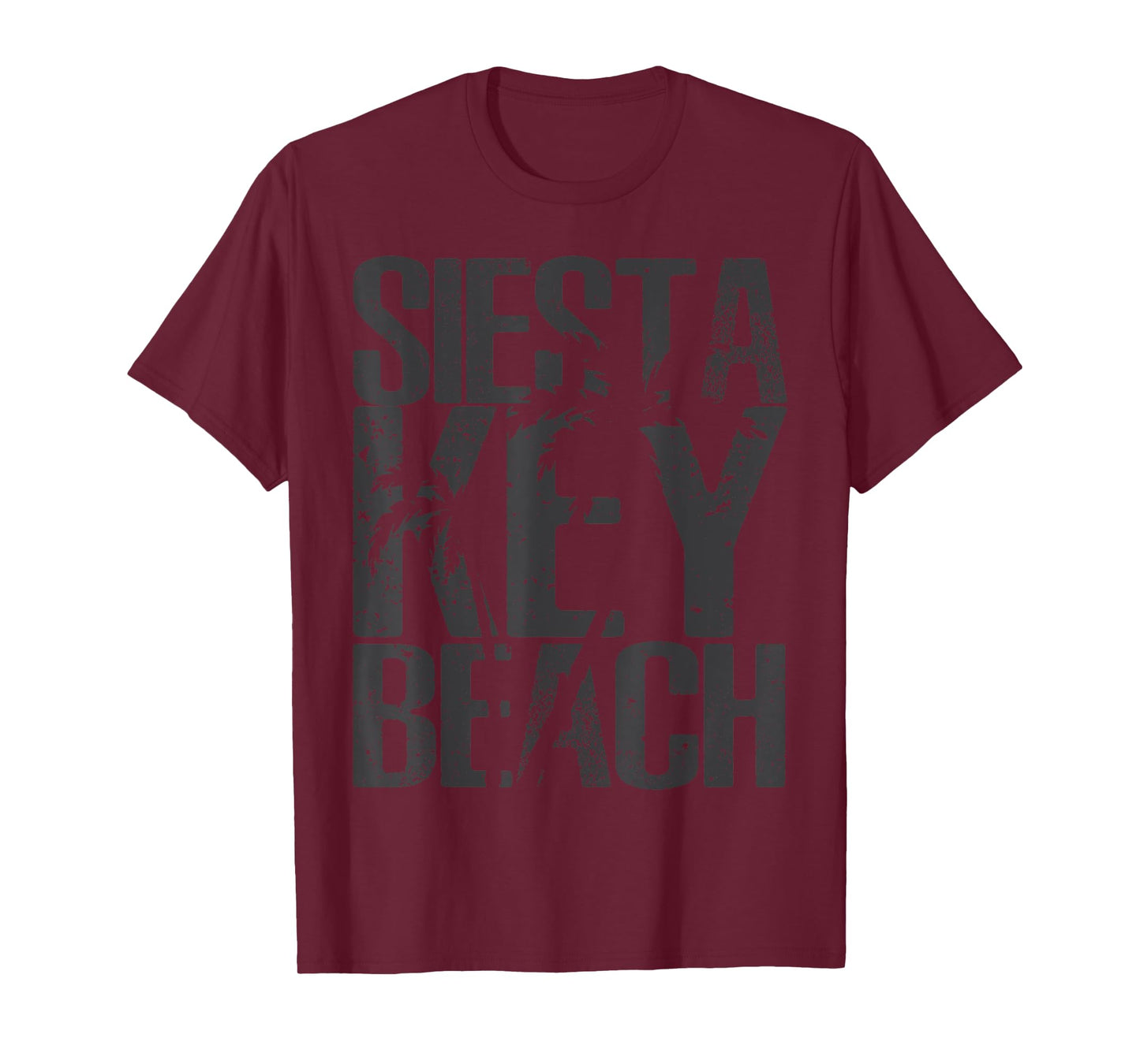 Siesta Key Souvenir or Group Vacation Gift big bold letters T-Shirt