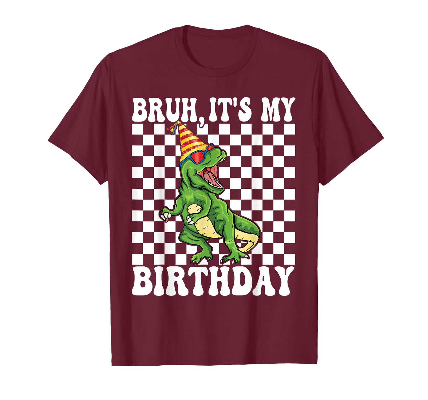 It's My Birthday Happy Kids T-Rex Boys - dino birthday party T-Shirt