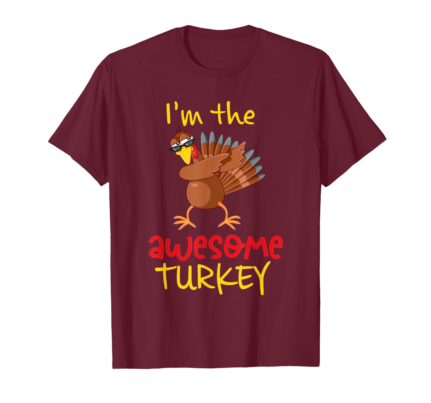 Awesome Turkey Matching Family Group Thanksgiving Party T-Shirt